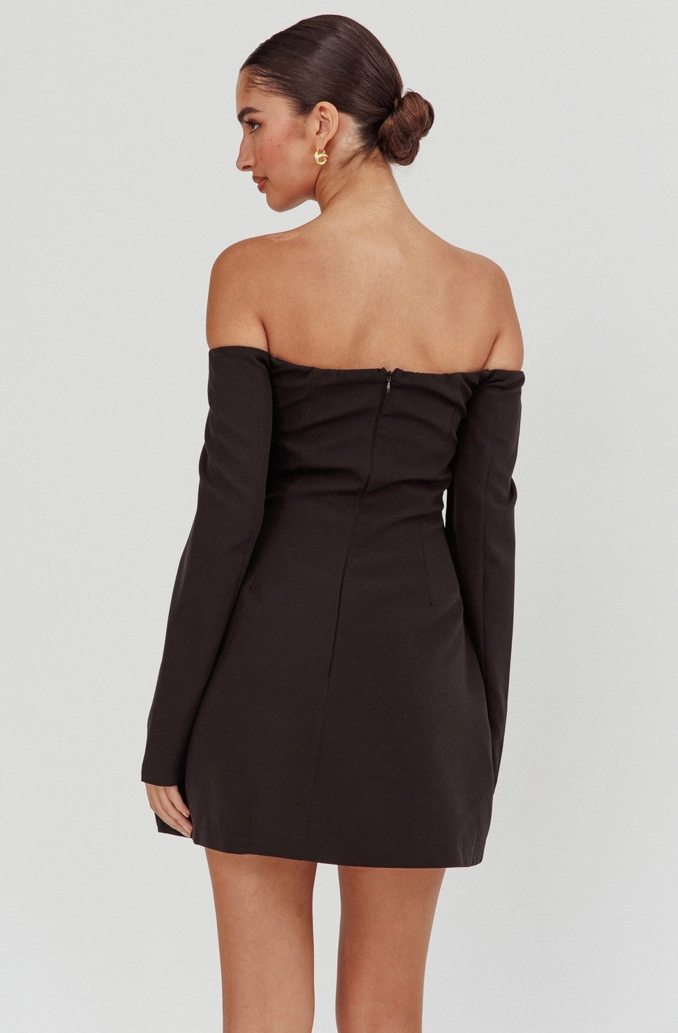 ALICIA MINI DRESS -BLACK