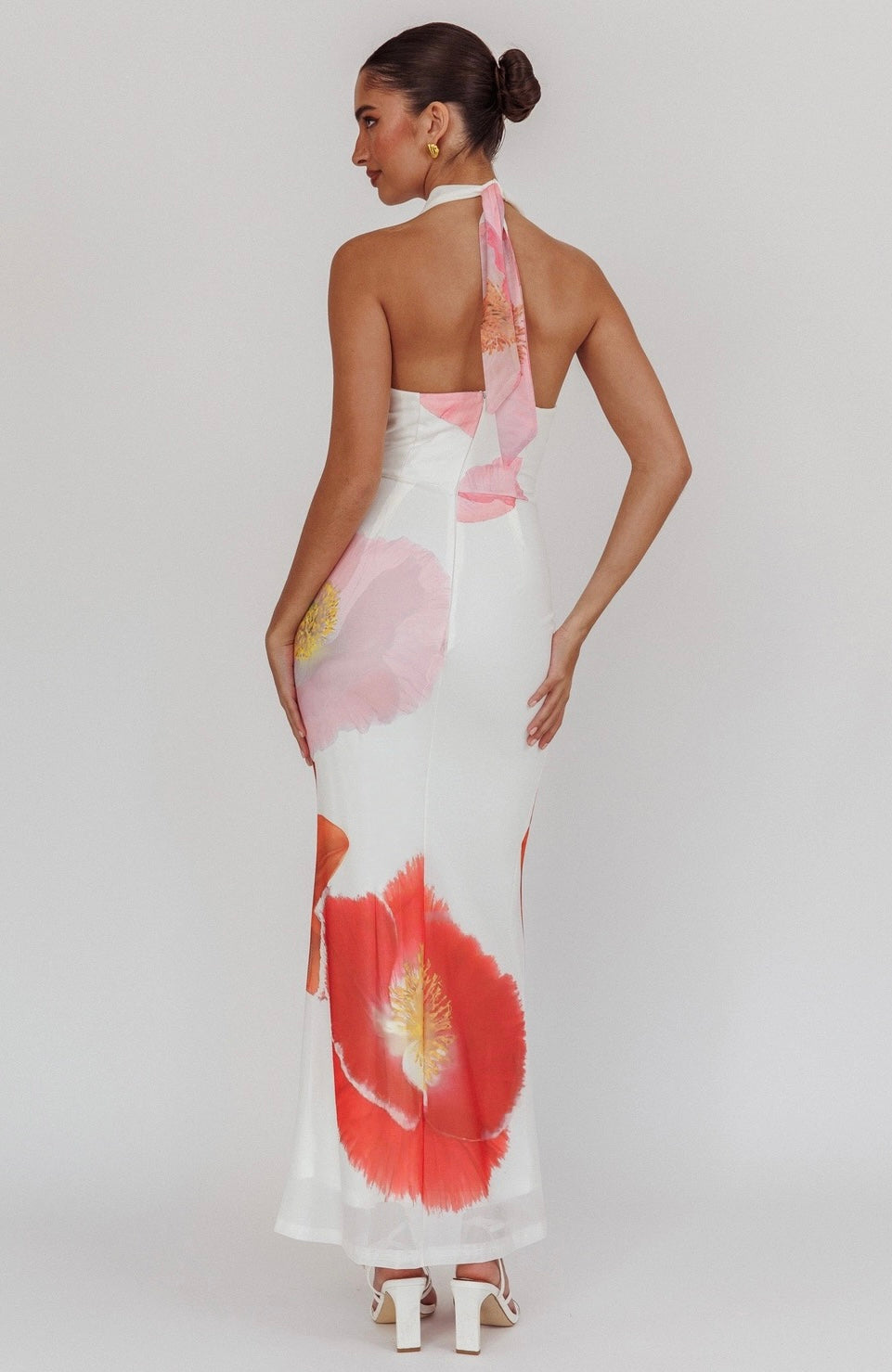 MADAM MAXI DRESS -WHITE FLORAL