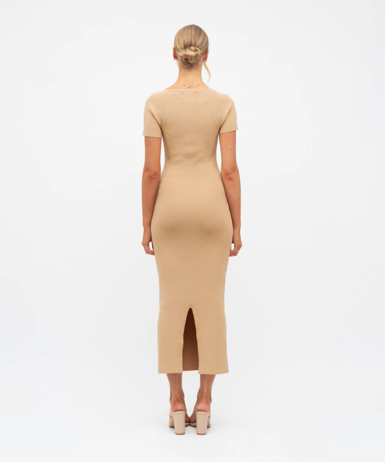 ABBY MAXI DRESS -BEIGE