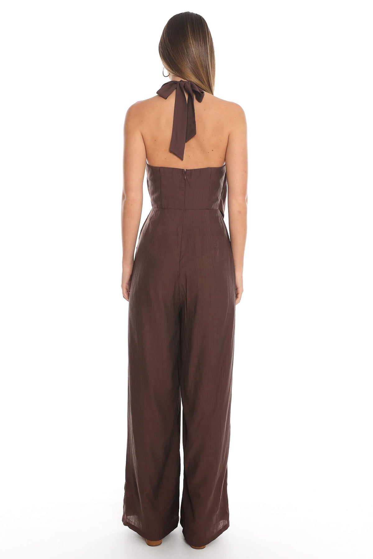 BENTLEY JUMPSUIT -CHOCOLATE
