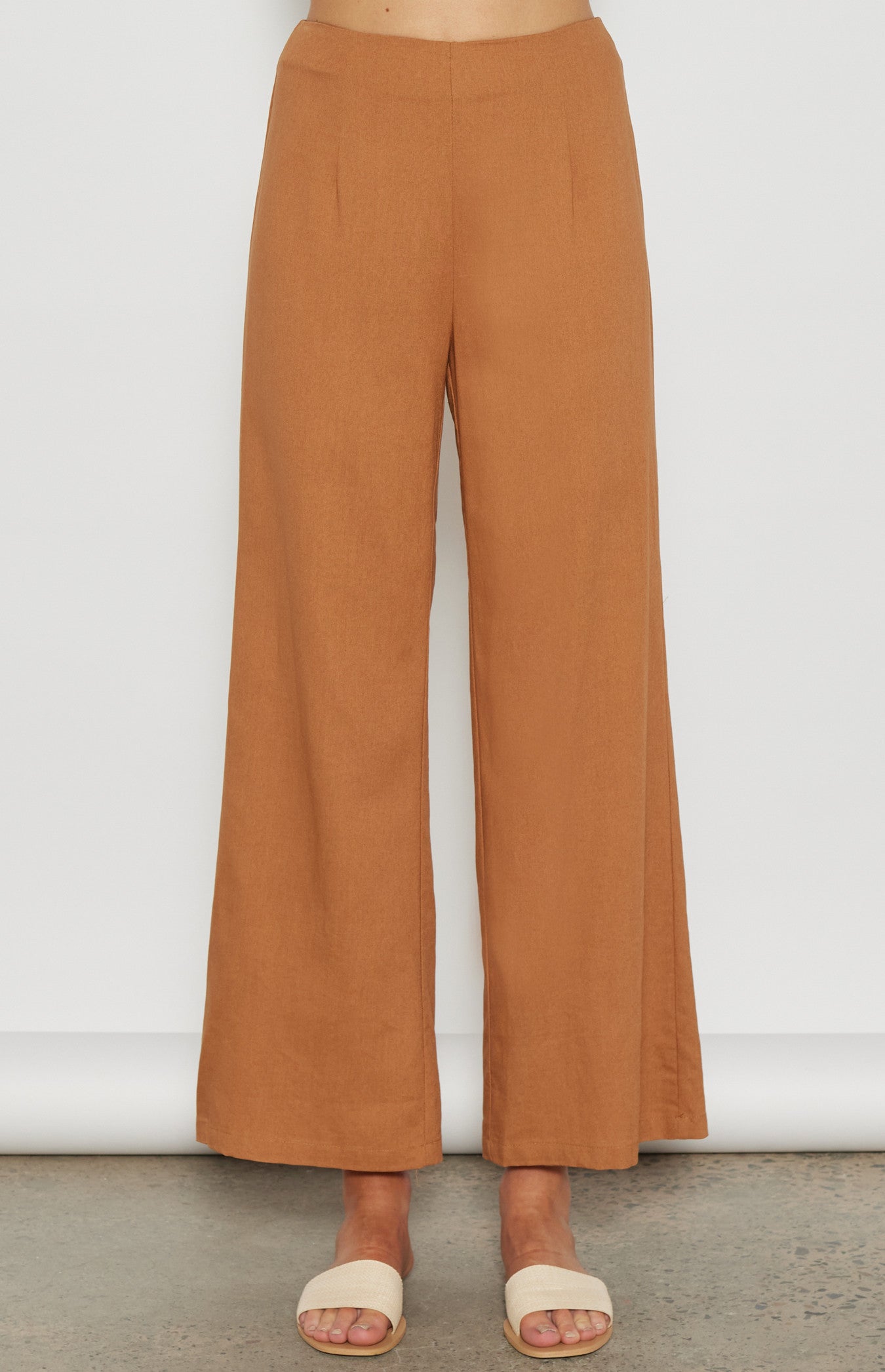 PARKER TOP & PANT SET -CARAMEL