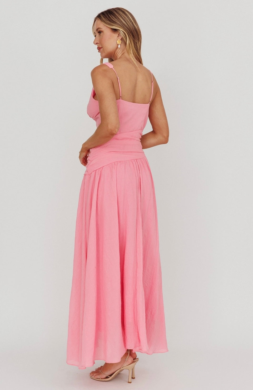VEXIN MAXI DRESS -PINK