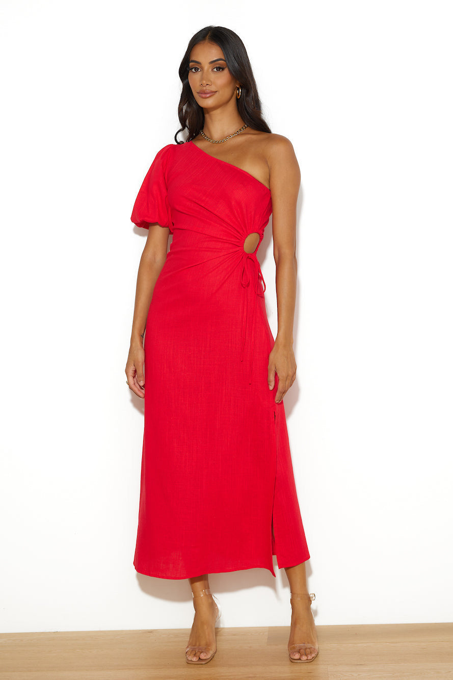HARPER MAXI DRESS -RED