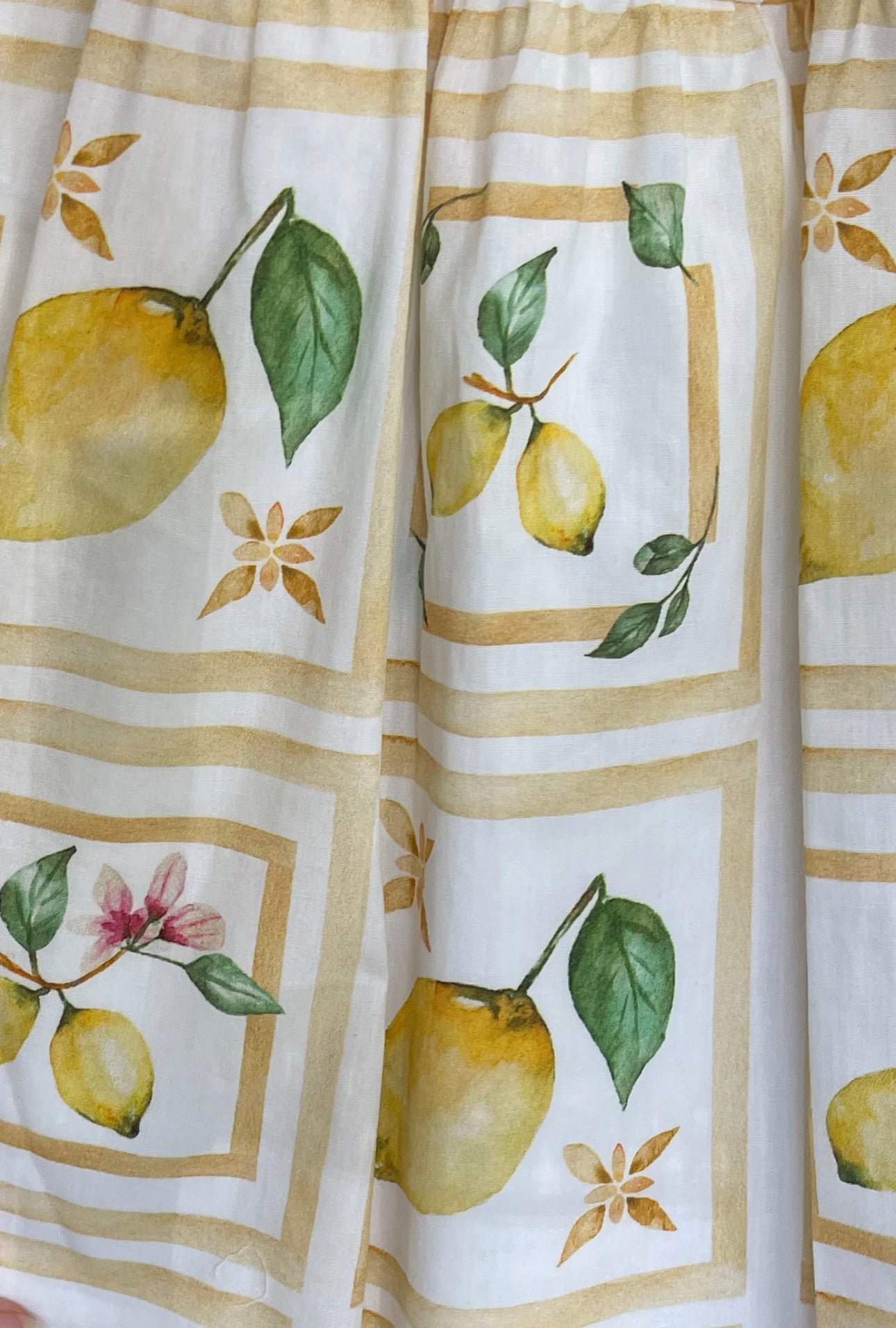 HELENA DRESS -LEMON PRINT