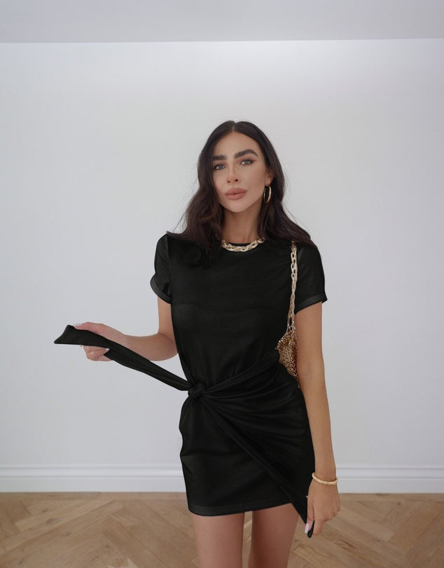 WINNIE MINI DRESS -BLACK