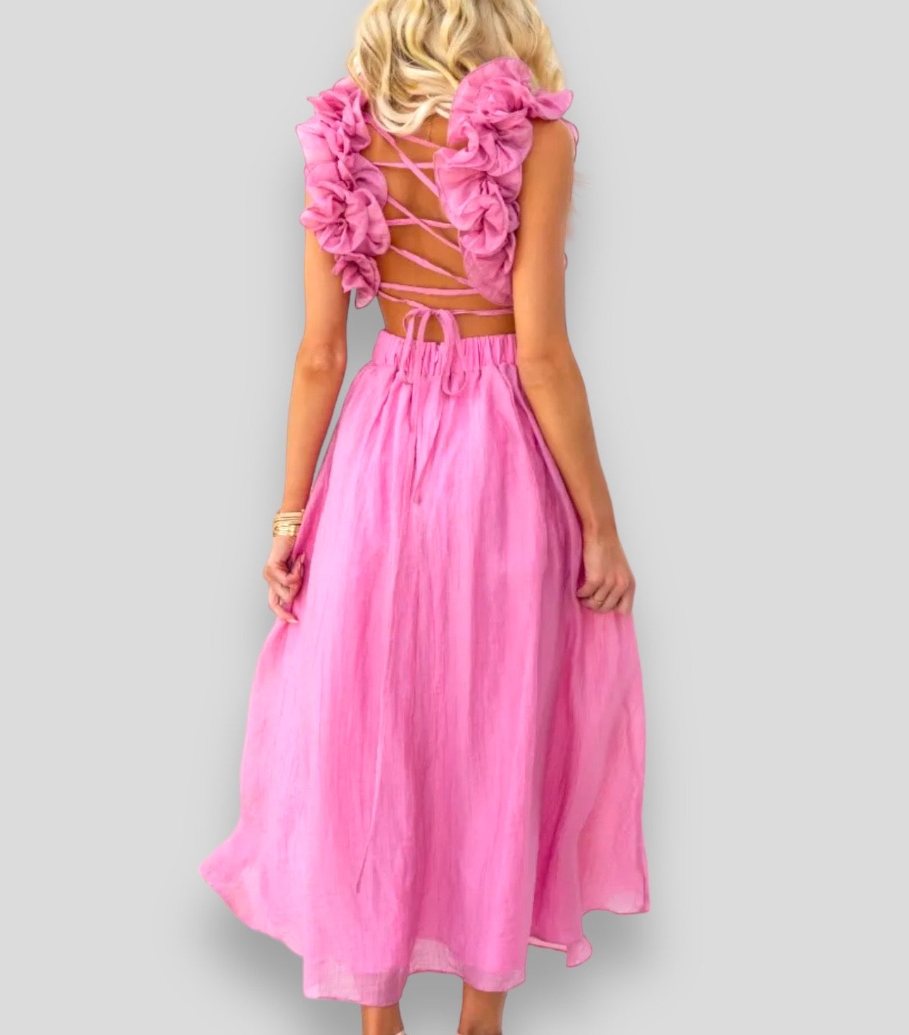 FRANCESCA MAXI DRESS -PINK