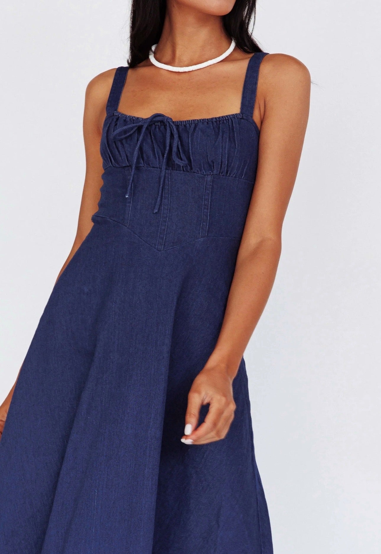 CHRISSY MAXI DRESS -INDIGO