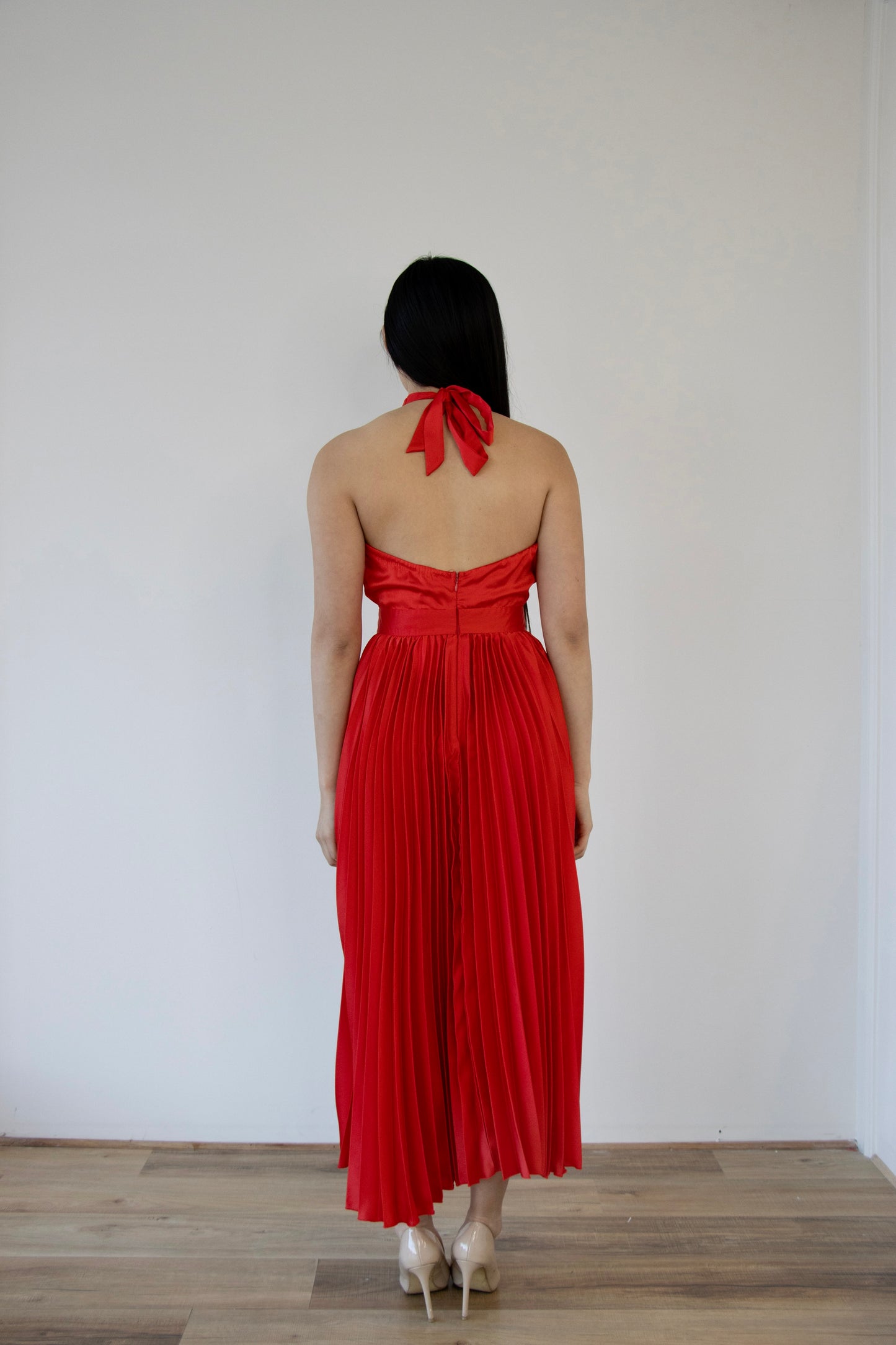 KENJI MAXI DRESS -RED