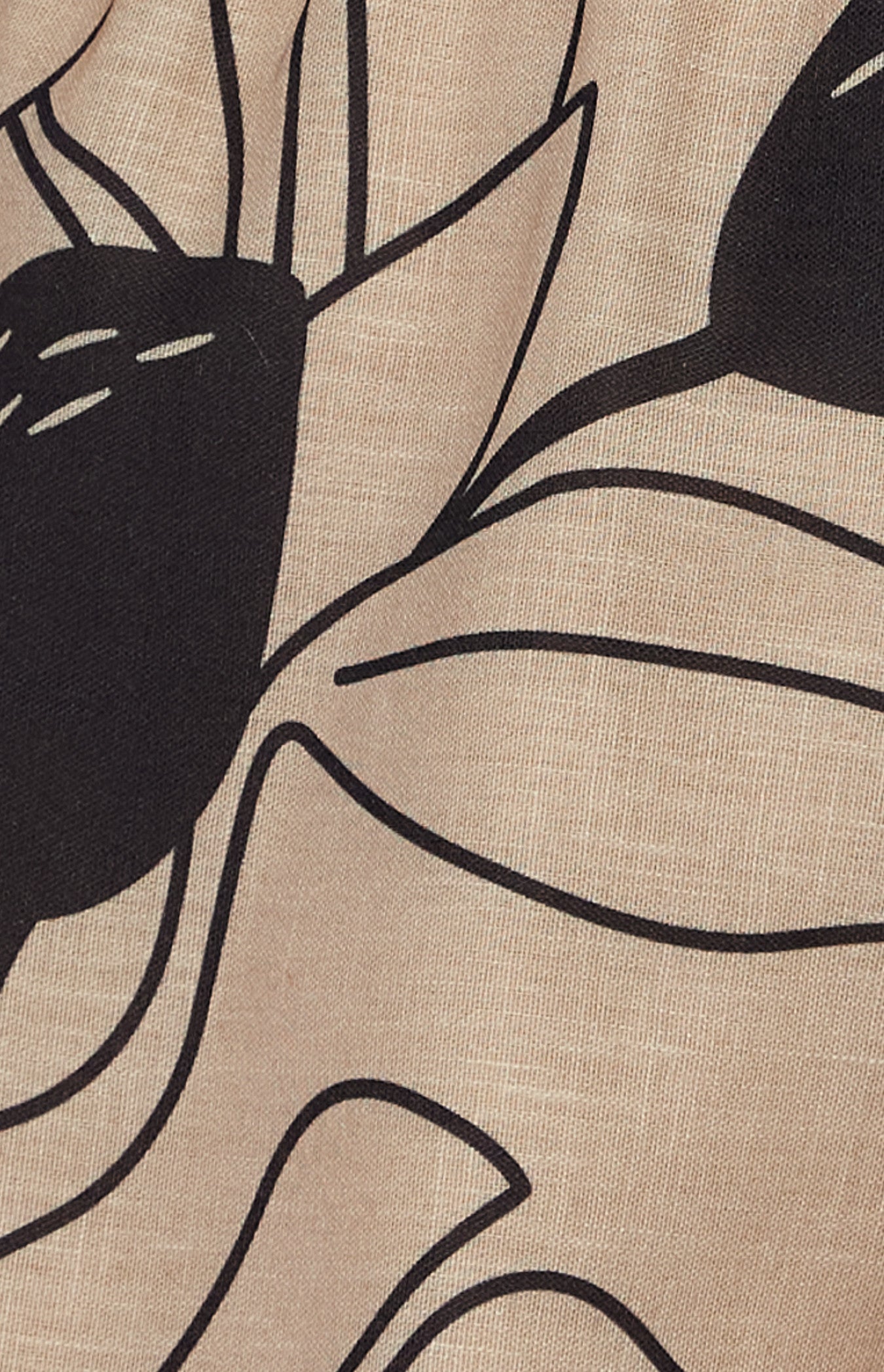 CAPUCINE PLAYSUIT -TAN/BLACK