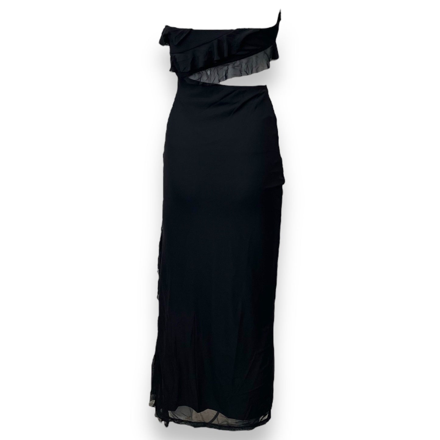 ZESTY MIDI DRESS -BLACK