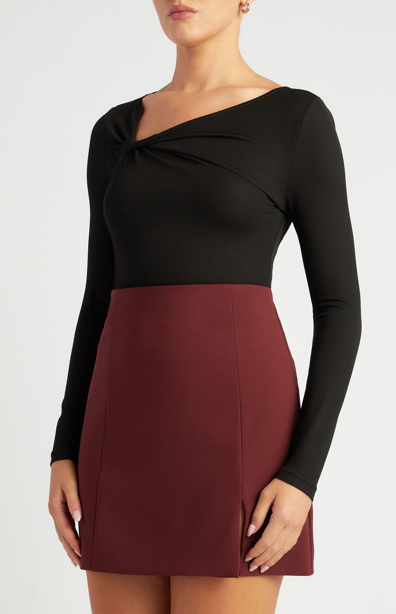 DAVINA TOP -BLACK