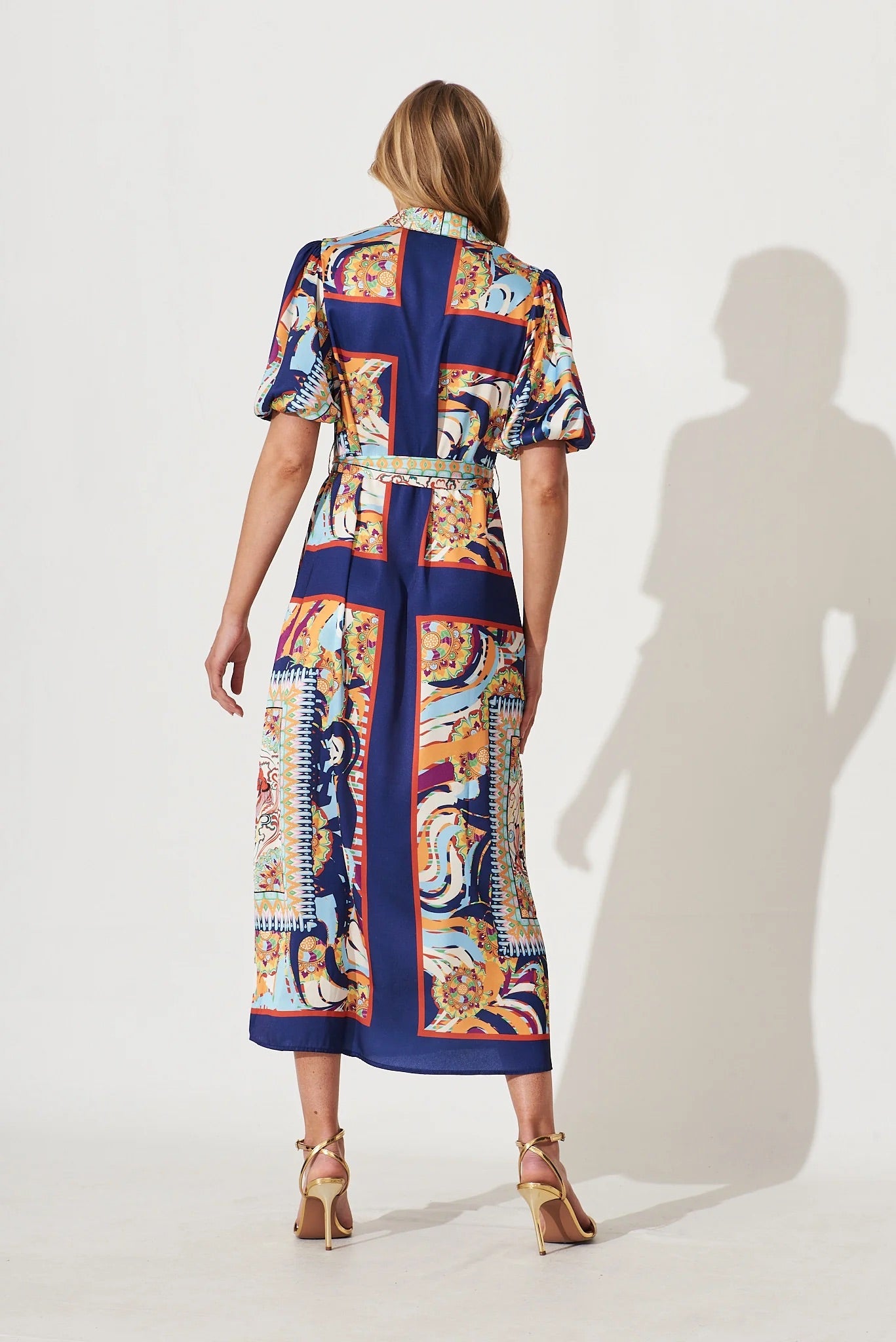 DAPHNE MAXI DRESS -NAVY