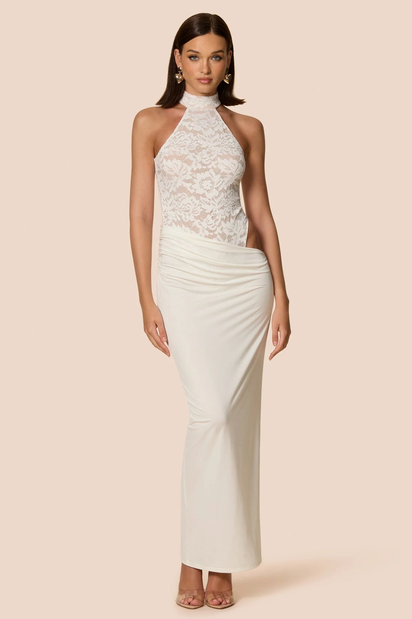 LENNOX BODYSUIT MAXI - WHITE