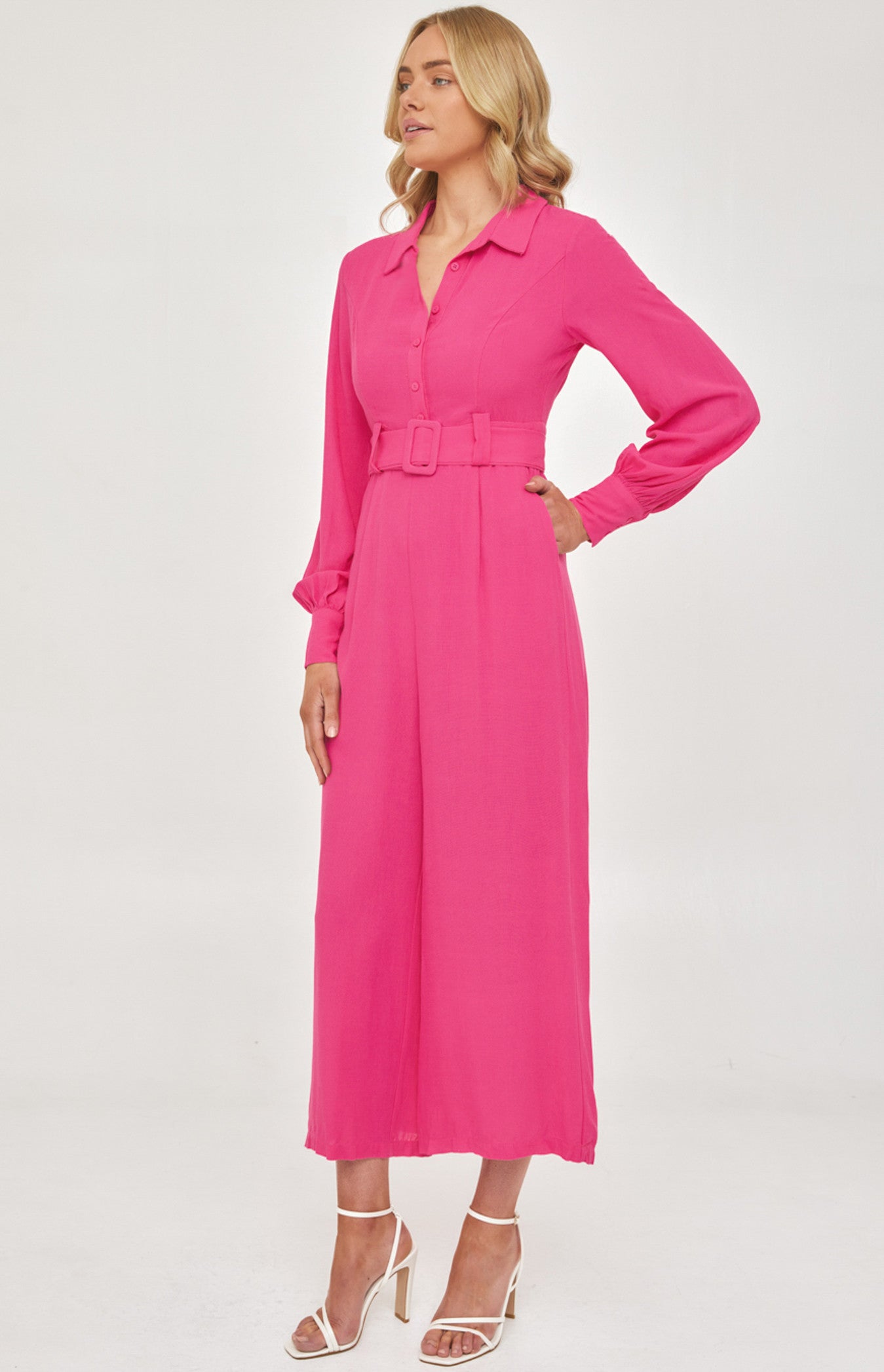 BOSS BABE JUMPSUIT -PINK