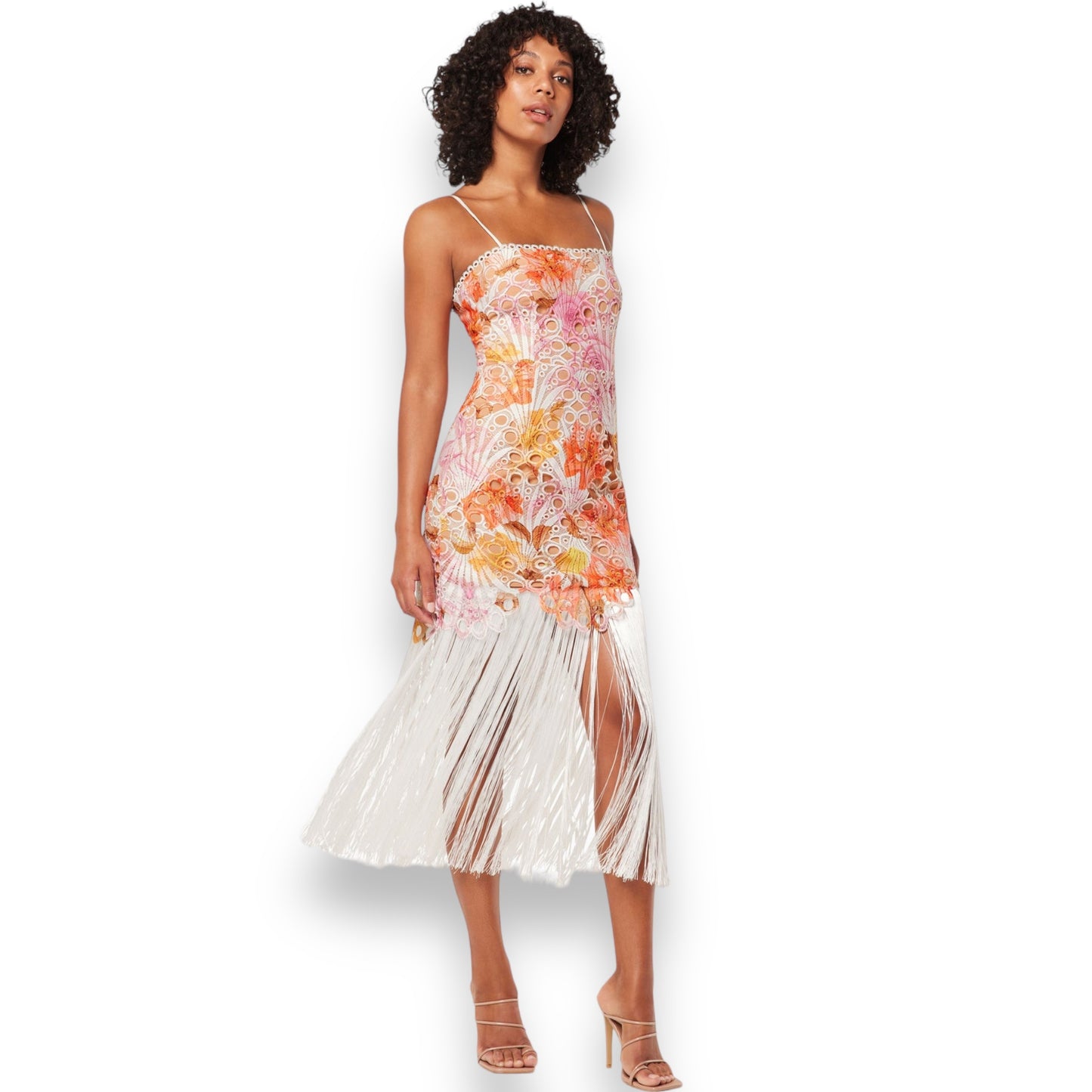 GAI MIDI DRESS -FLORAL