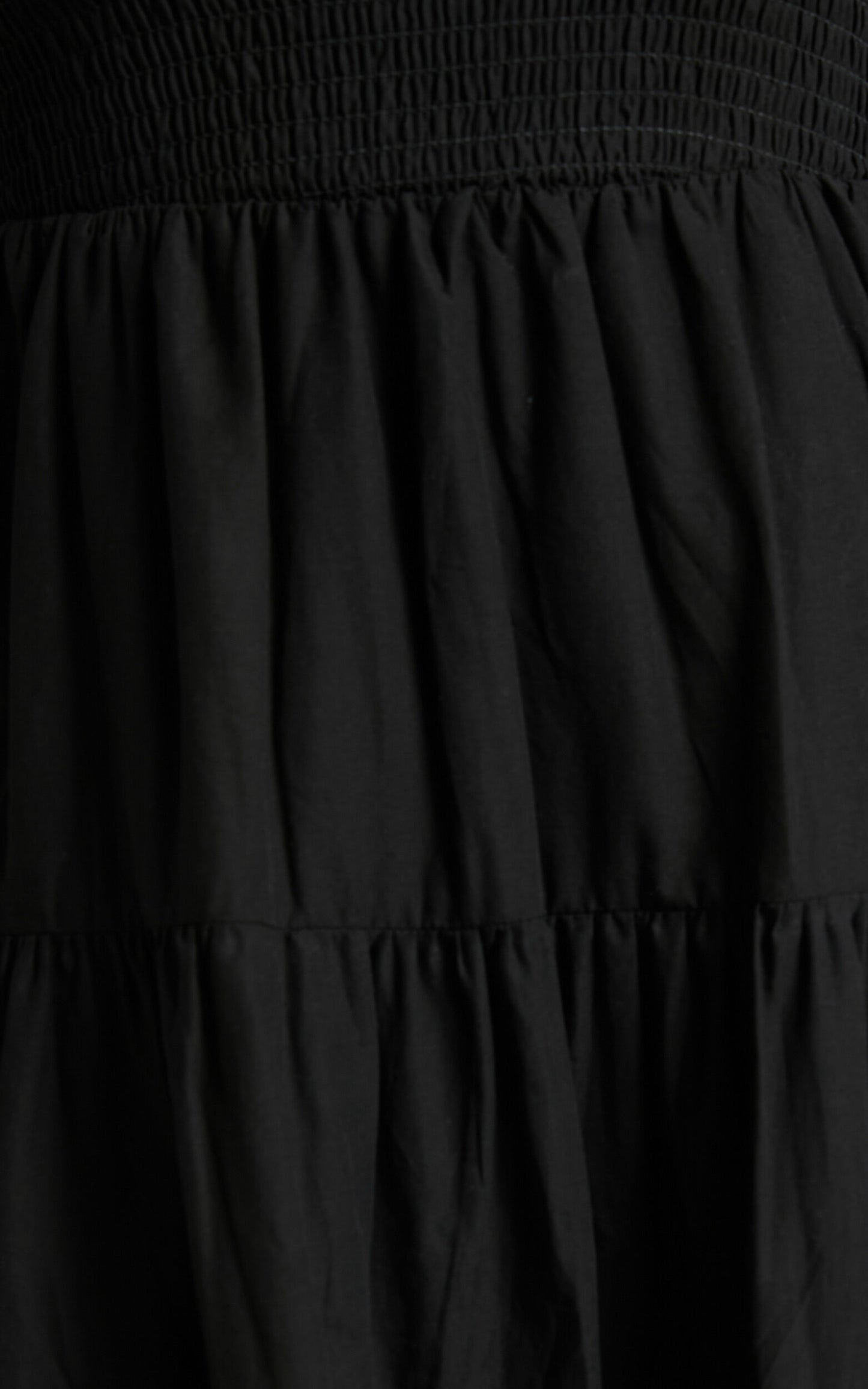 KIMOI MIDI DRESS -BLACK