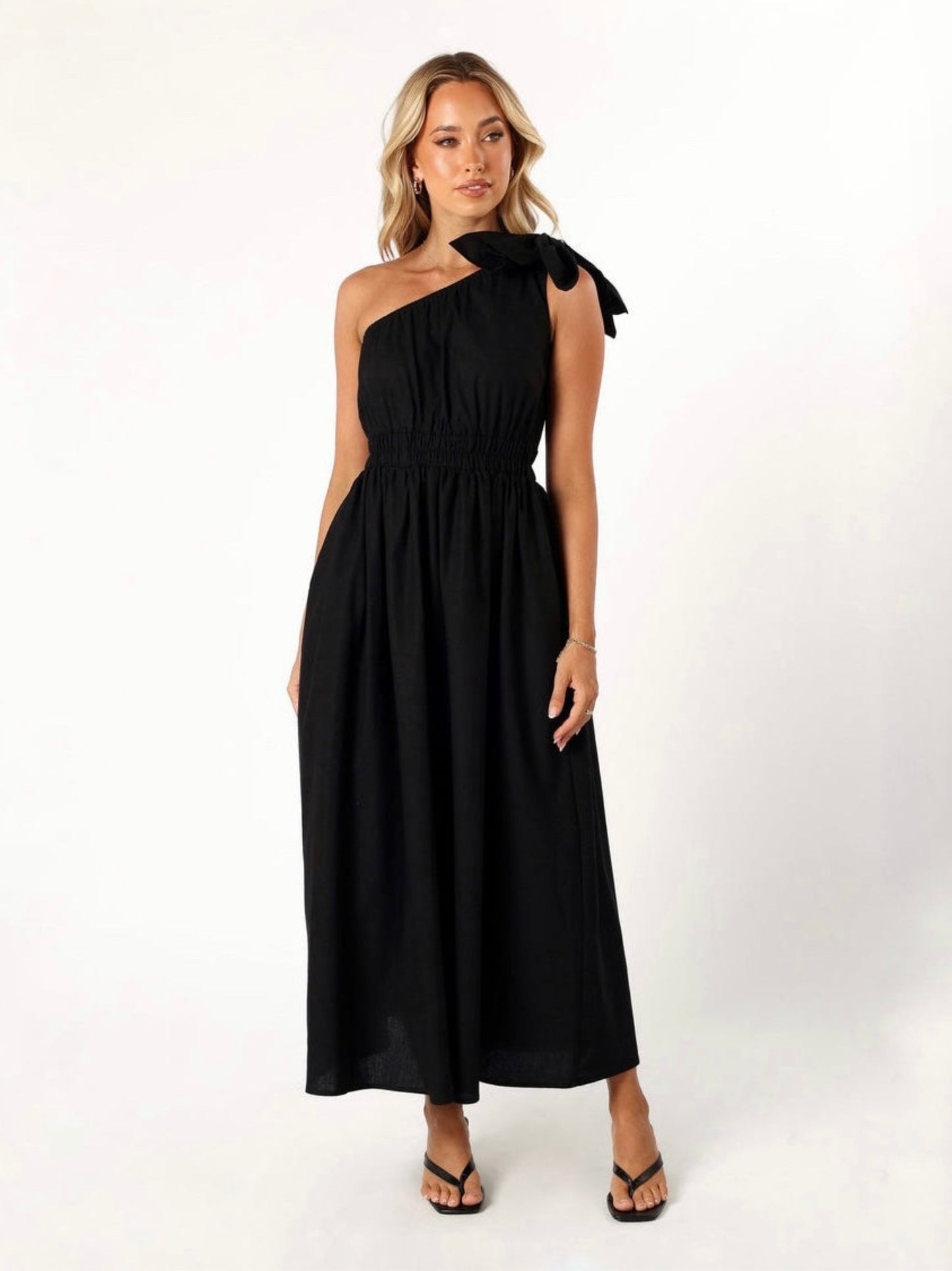 PARIS MIDI DRESS -BLACK