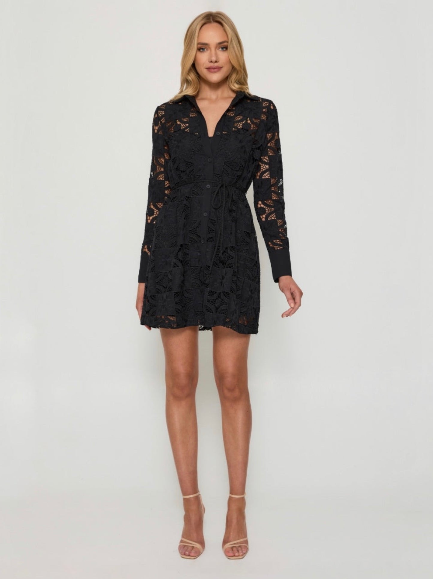 ALEXIS MINI DRESS -BLACK