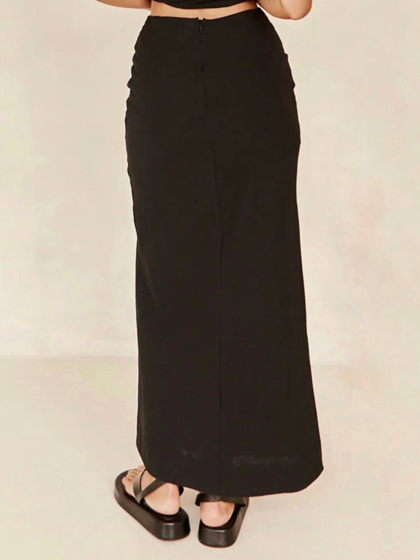 MARCELINE SKIRT -BLACK
