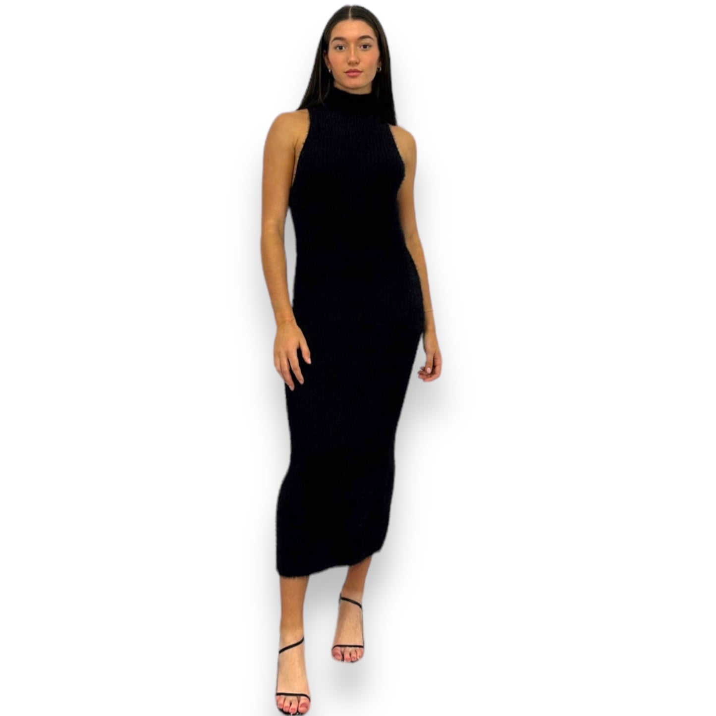 BALMUE MIDI DRESS -BLACK