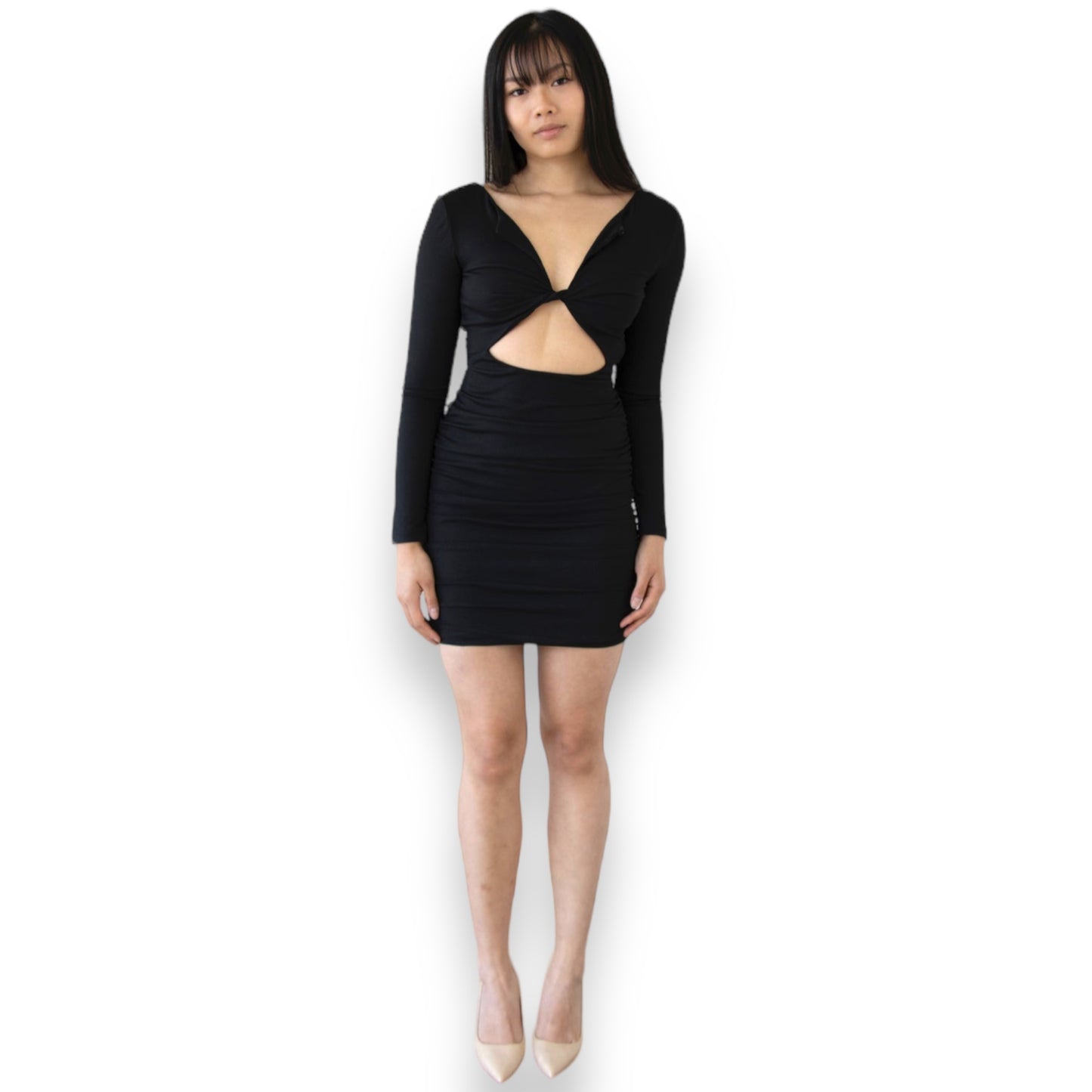 BRYNN MINI DRESS -BLACK