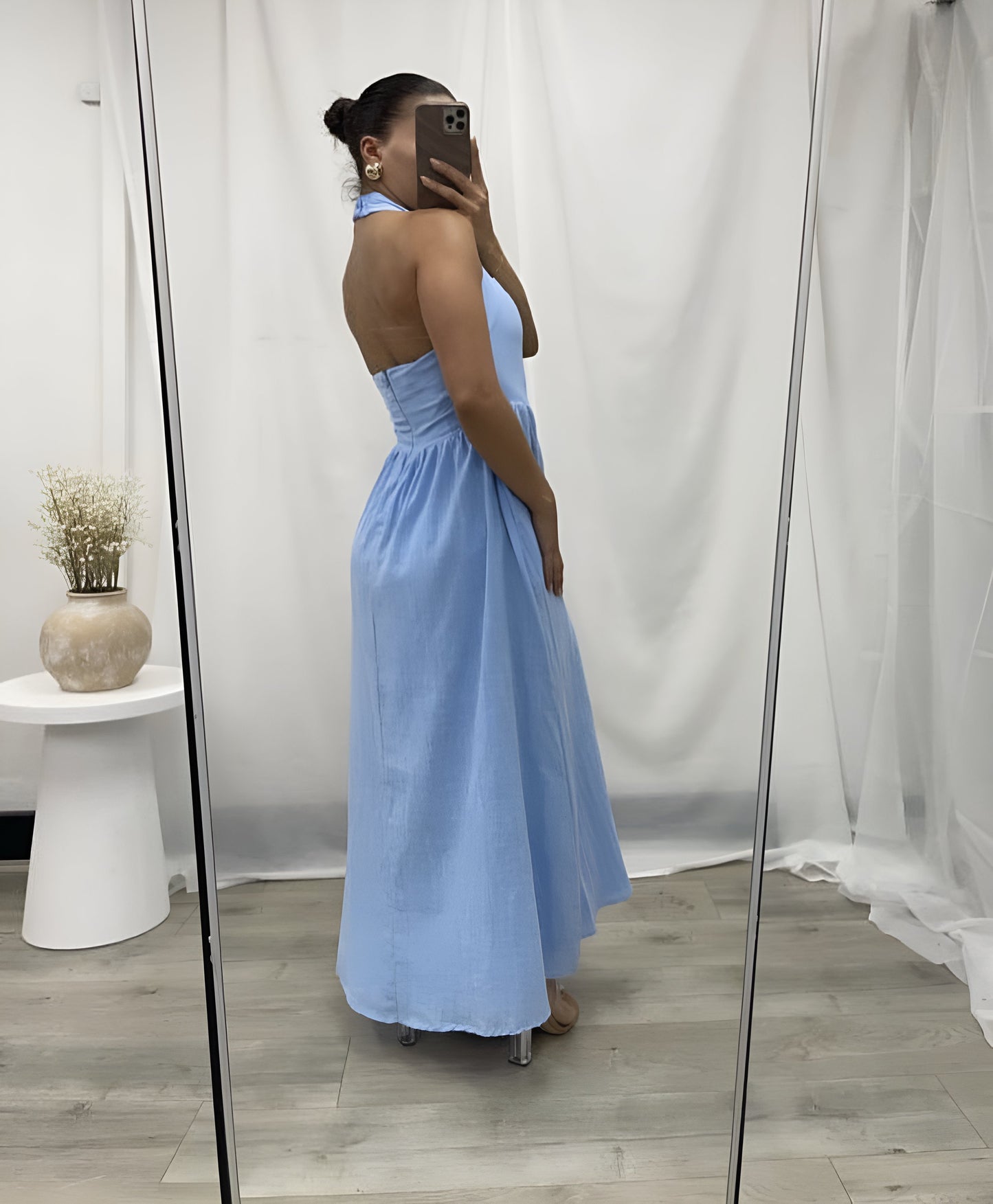 MURA MAXI DRESS -BLUE