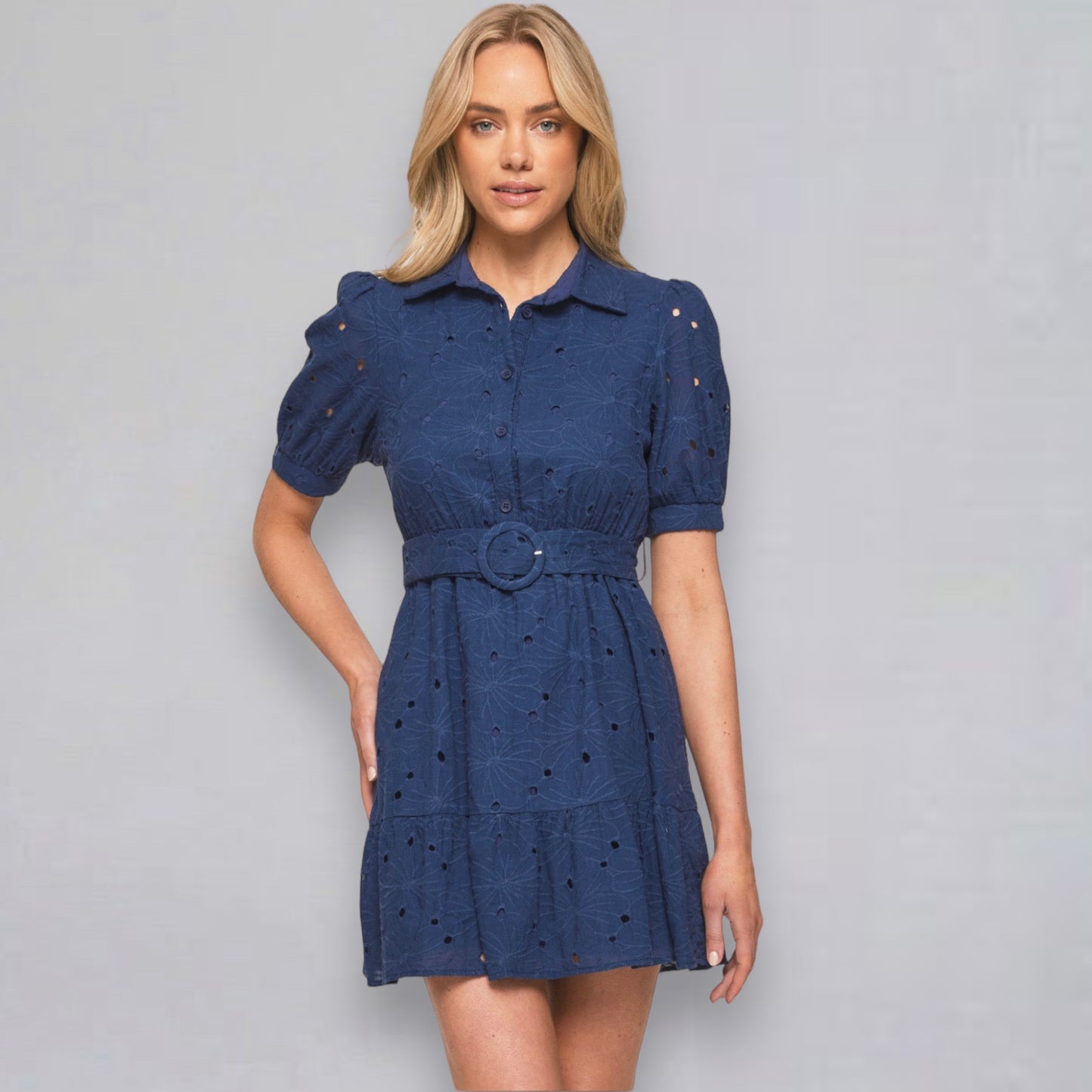 KELLY MINI DRESS -NAVY
