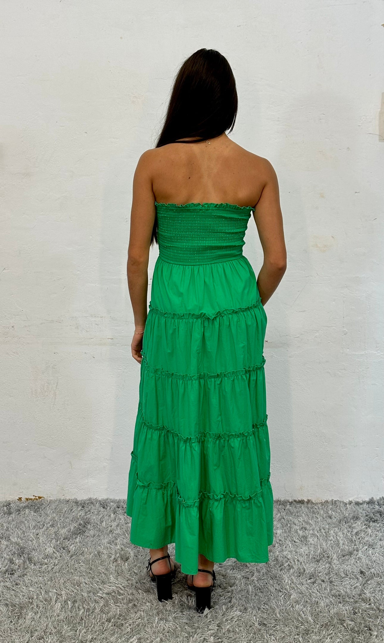 KARL MAXI DRESS -GREEN