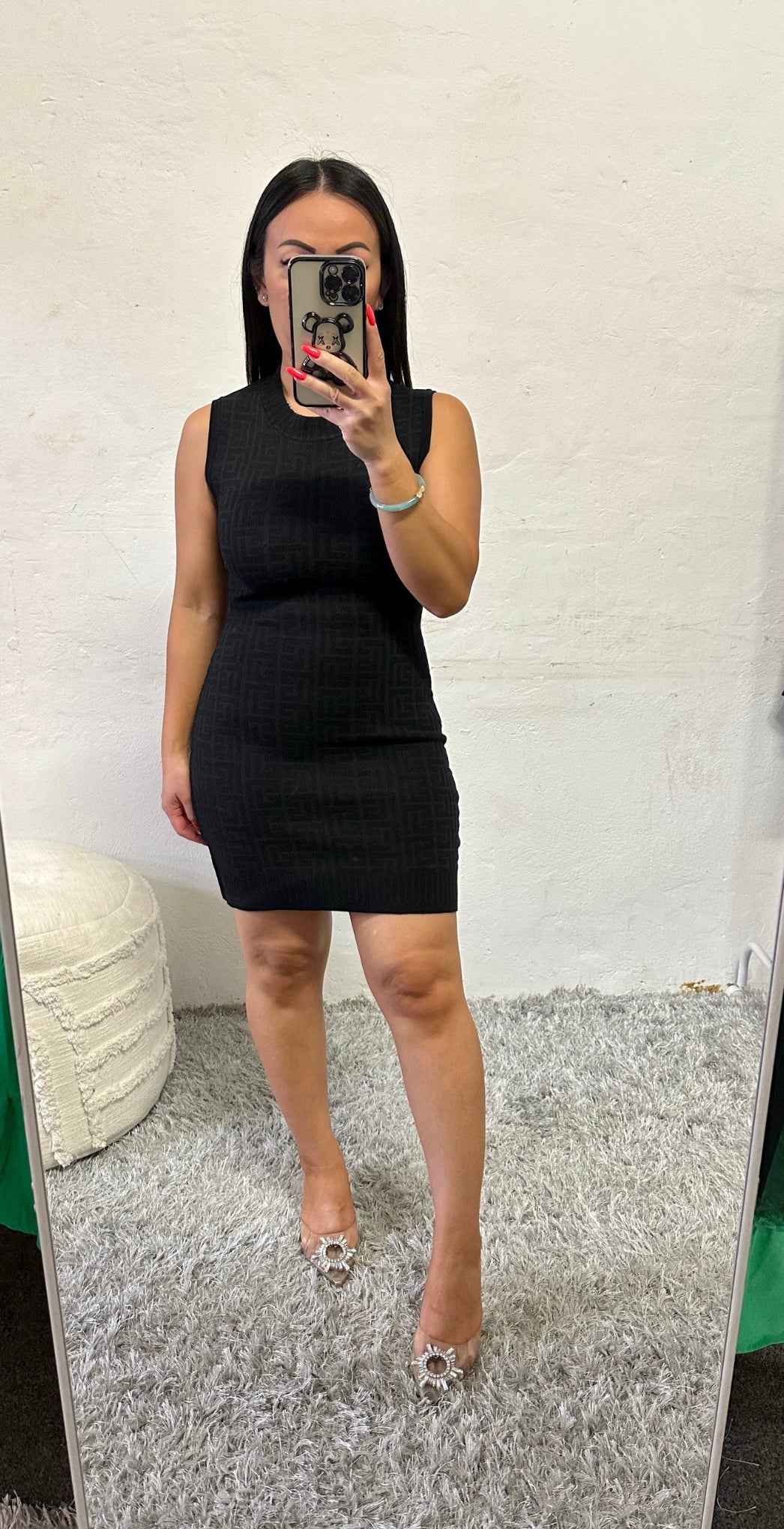 AMALIA MINI DRESS -BLACK