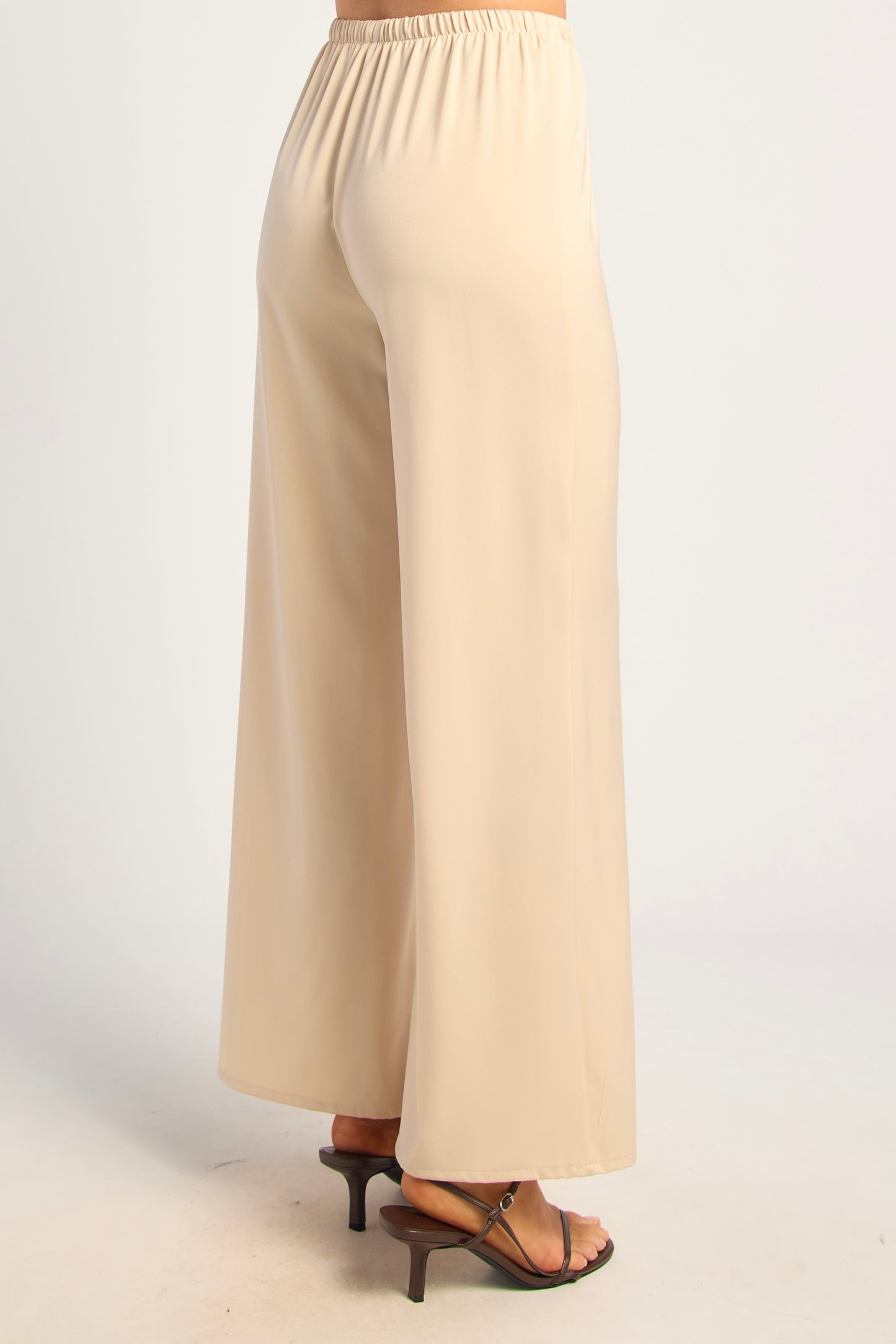 BREE SATIN PANT - CREAM