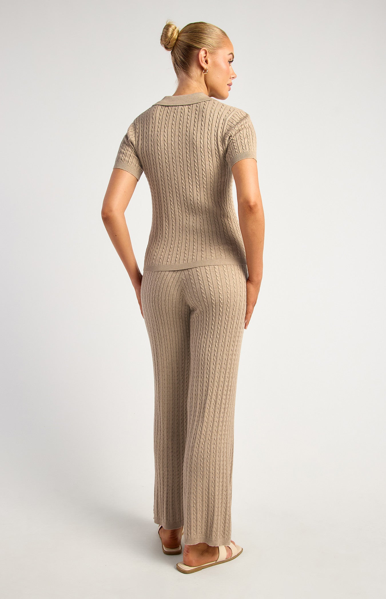 SCARLET KNIT SET -STONE