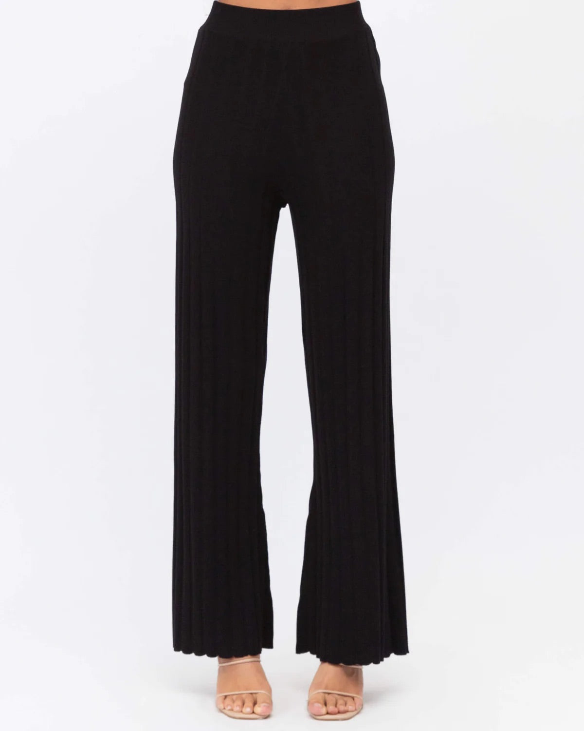 BROOKE KNIT SET -BLACK