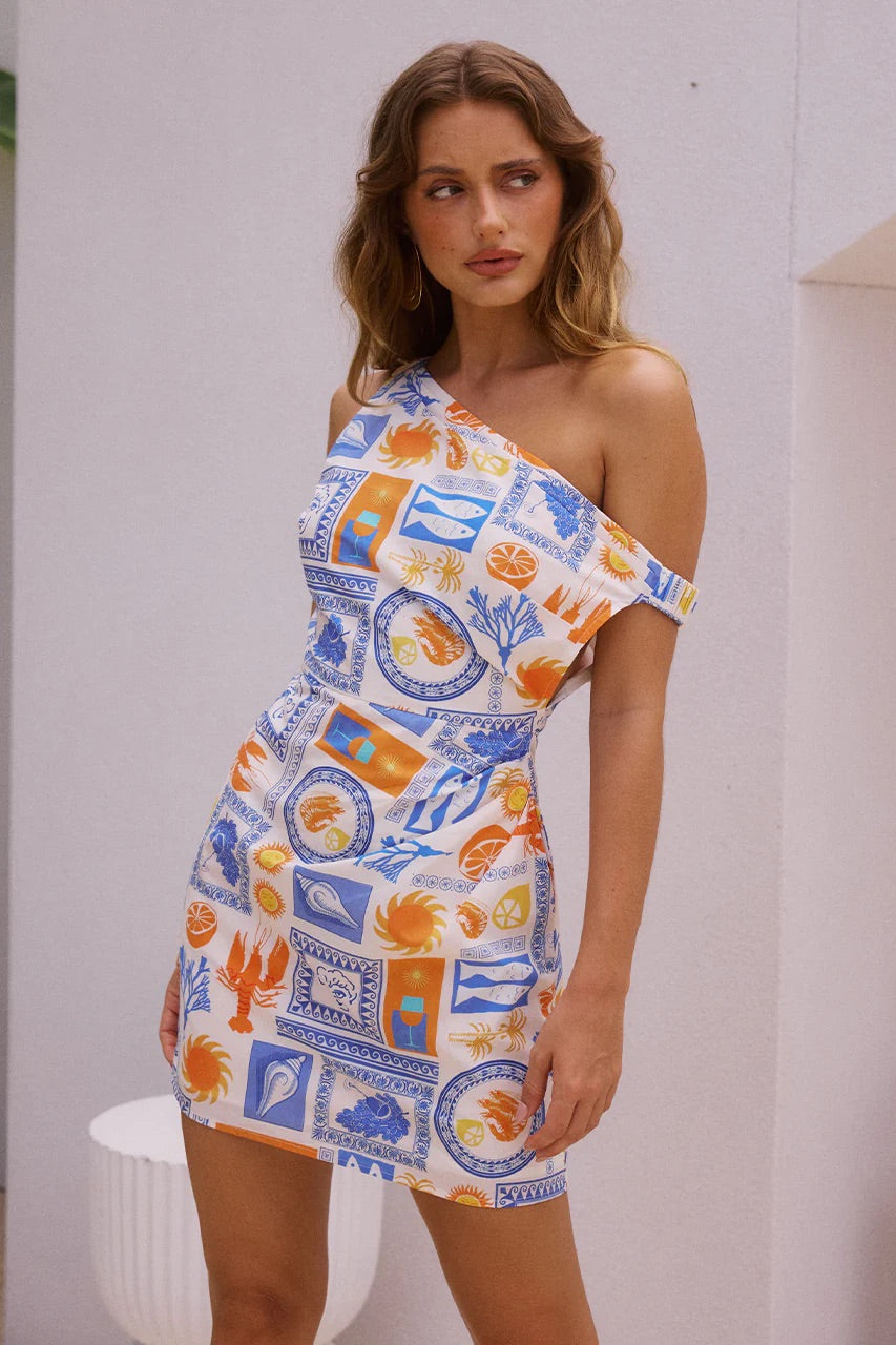 CATERINA MINI DRESS -CATERINA PRINT