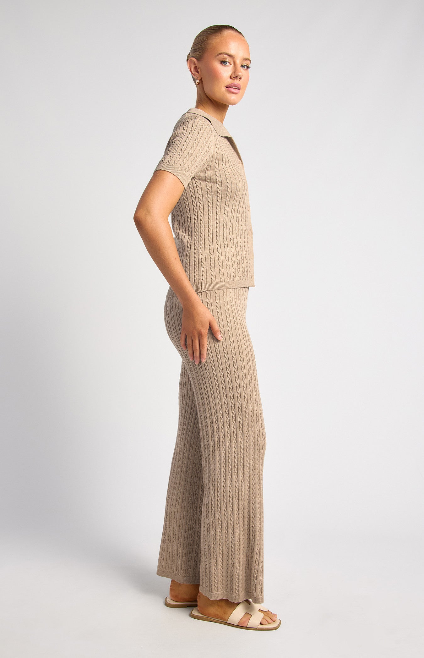 SCARLET KNIT SET -STONE