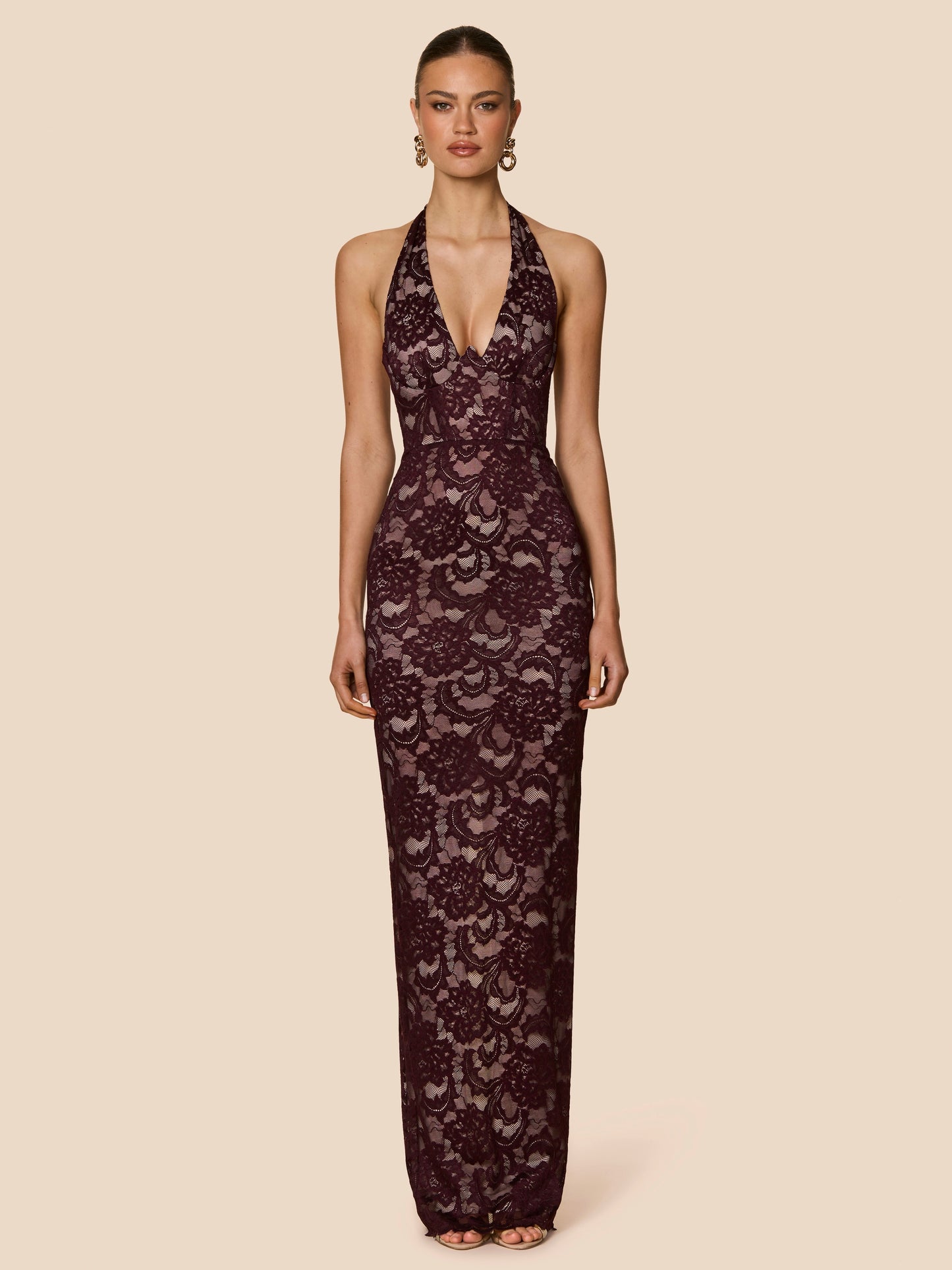 ALESSIA GOWN -WINE