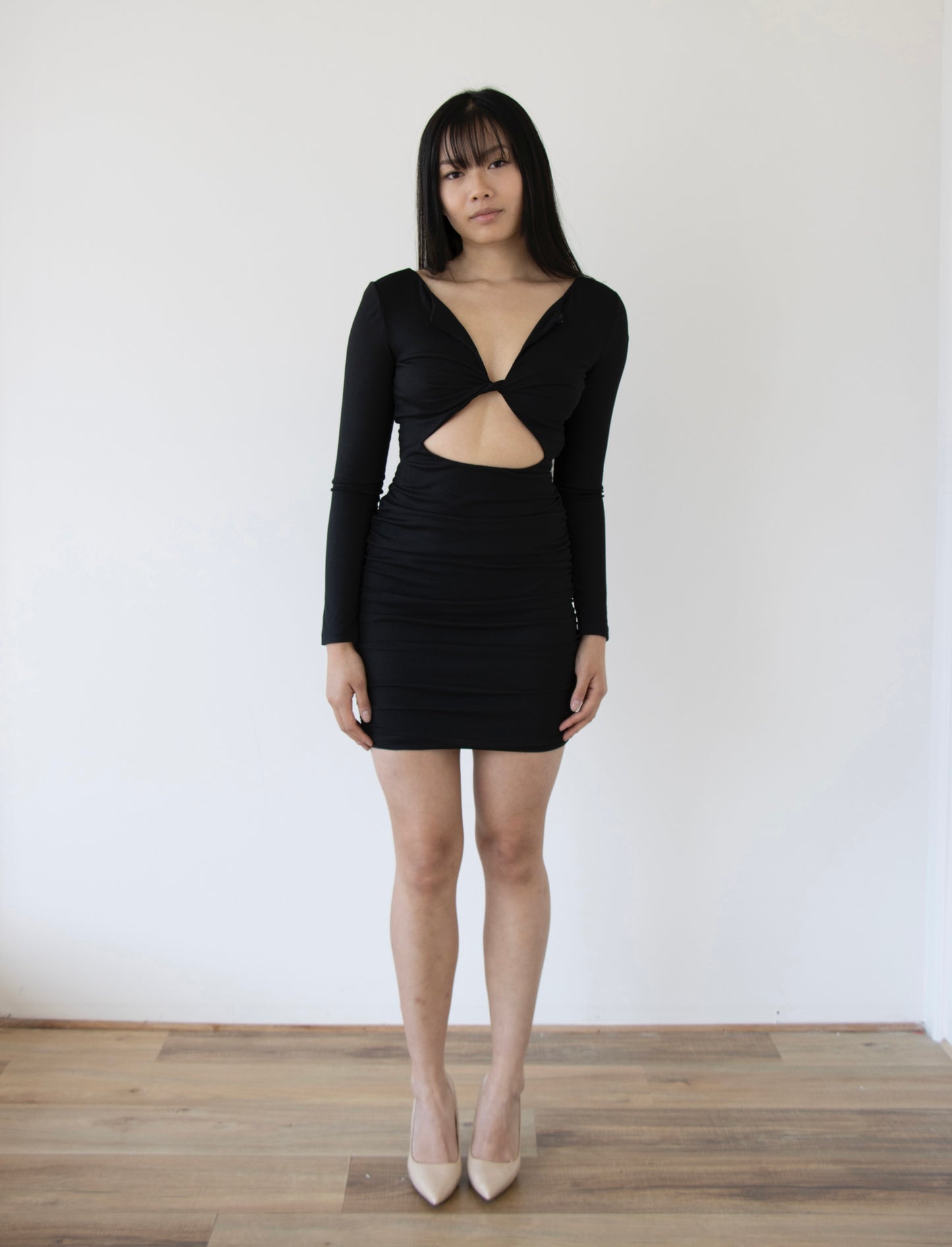 BRYNN MINI DRESS -BLACK