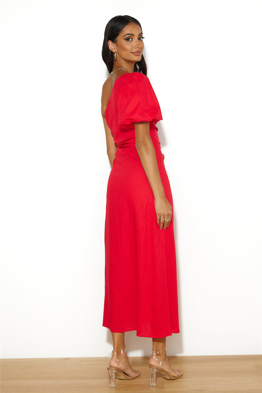 HARPER MAXI DRESS -RED