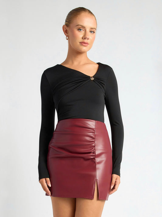 ANITA TOP -BLACK