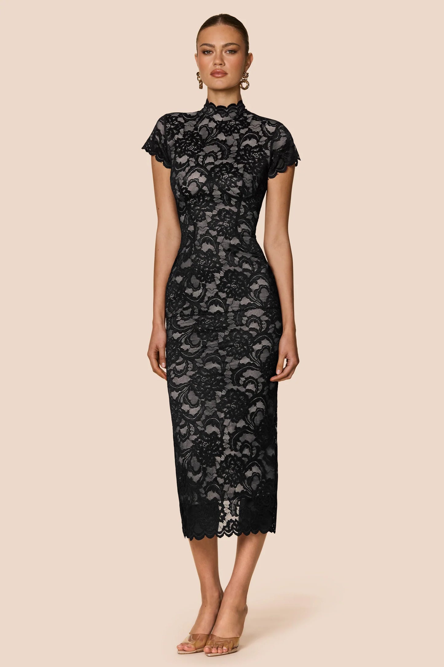 ALESSIA MIDI - BLACK