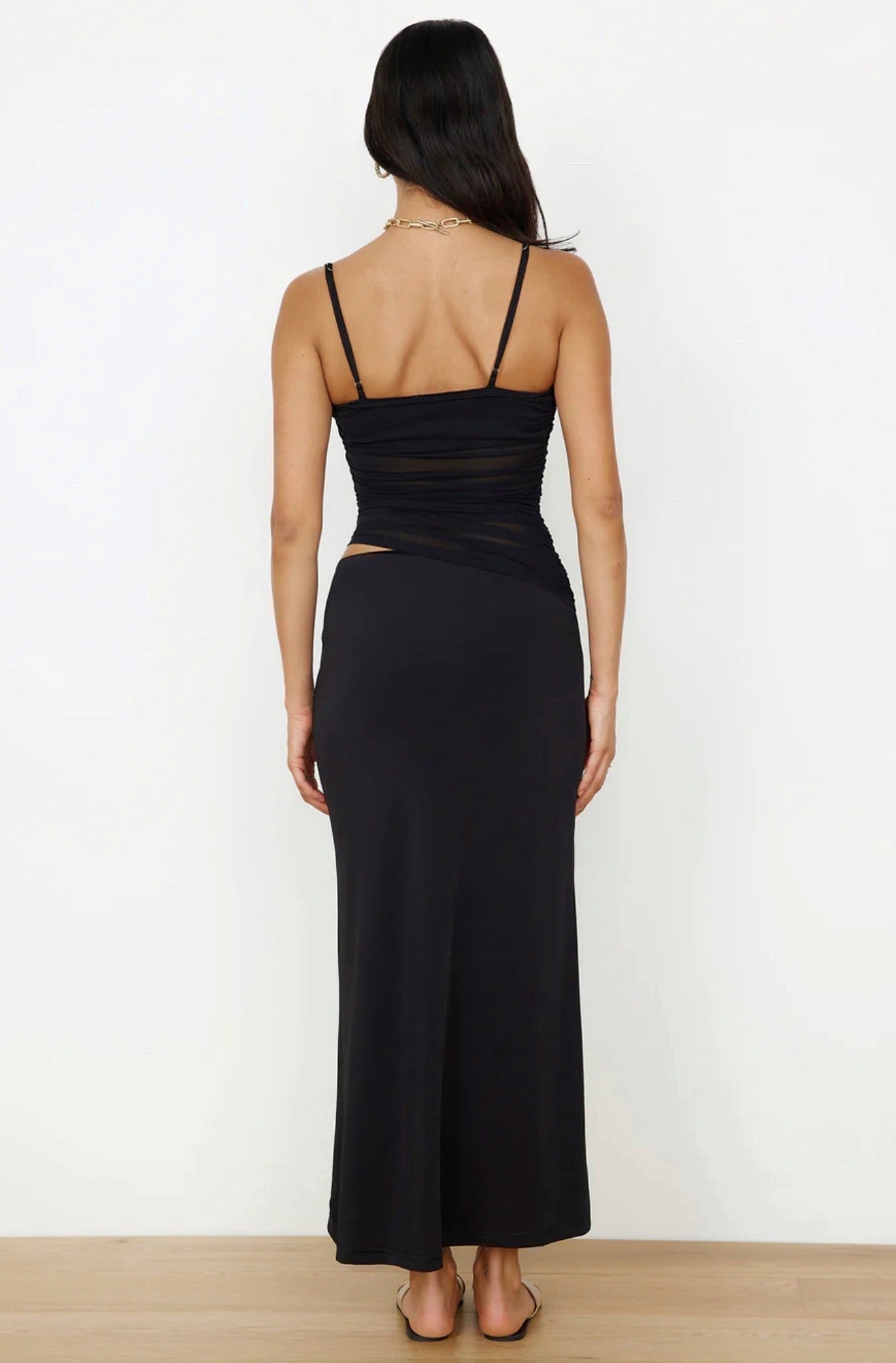 AVOKI MAXI DRESS -BLACK