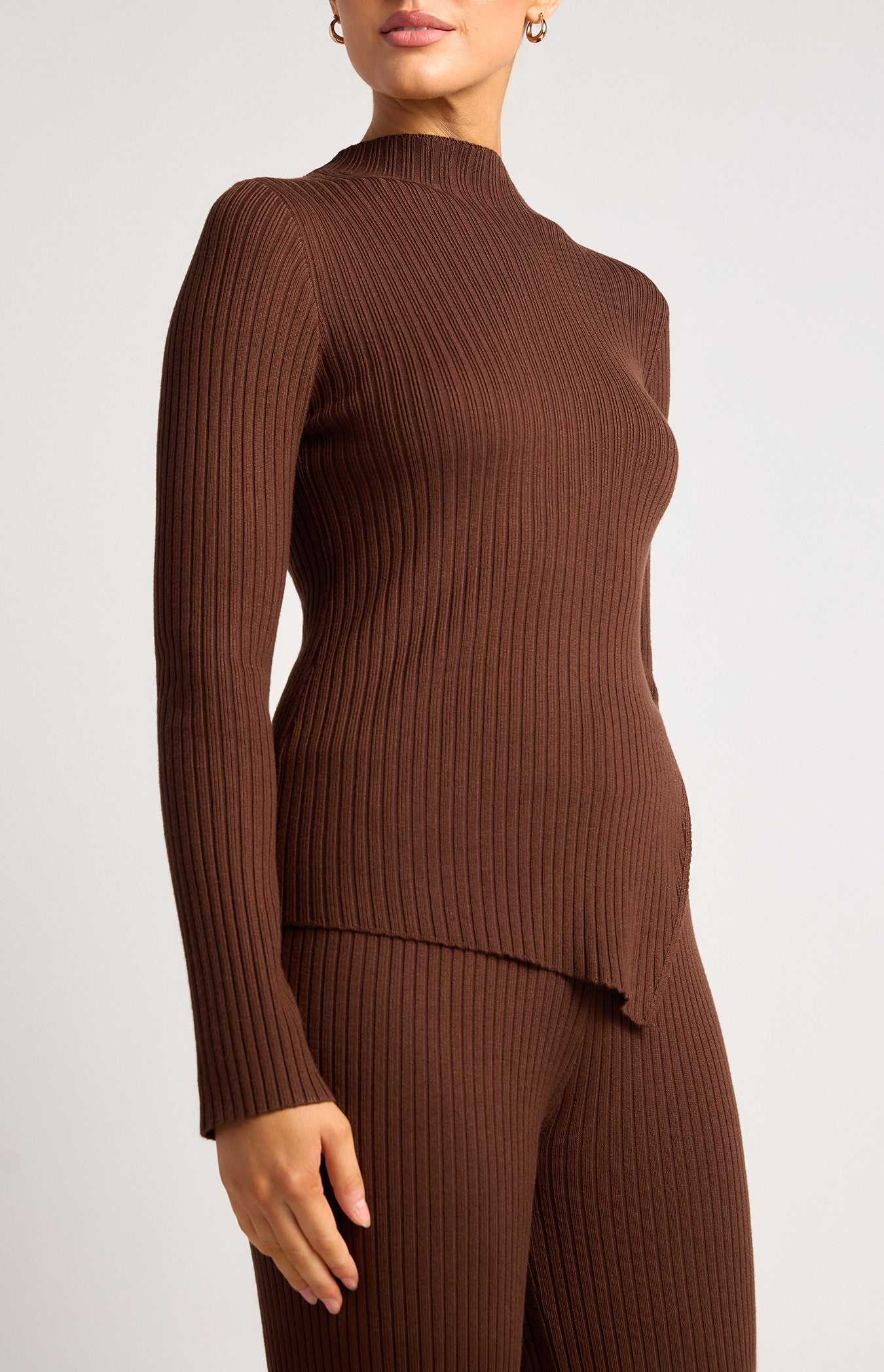 EVAN KNIT SET - CHOCOLATE