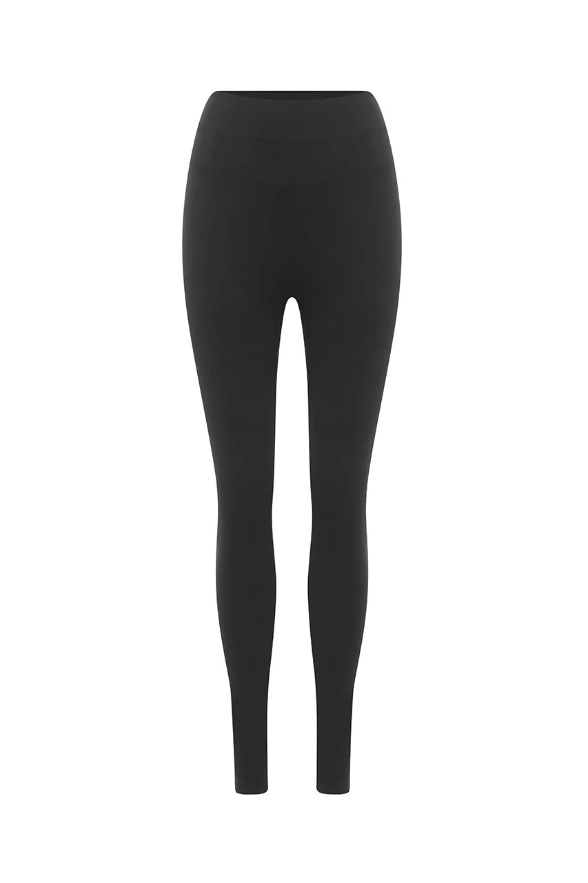 LOU HIGH WAISTED LEGGINGS - BLACK