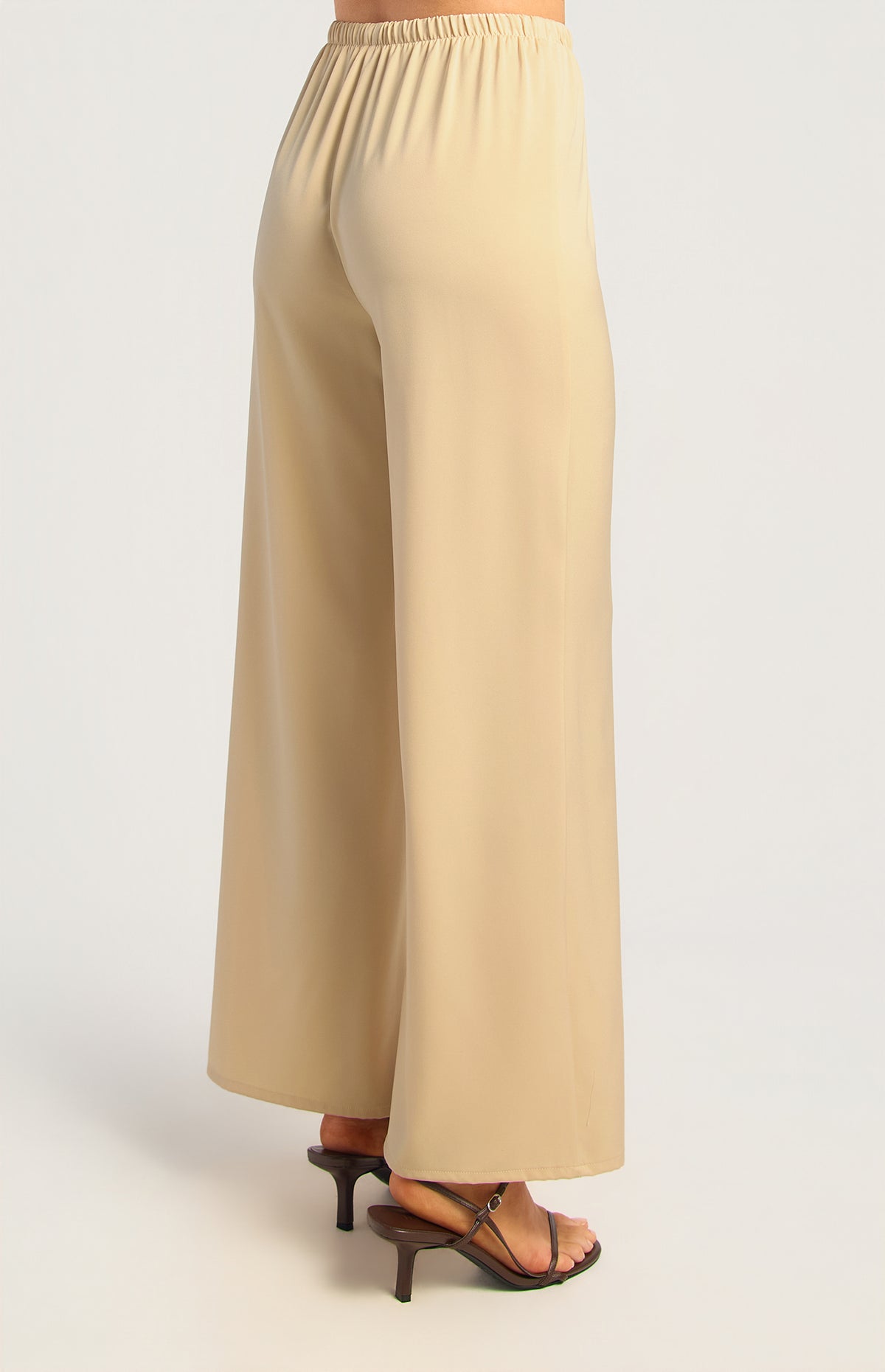 BREE SATIN PANT - CREAM