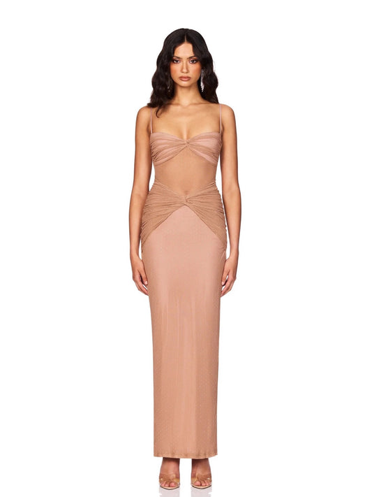 CRYSTAL MAXI DRESS