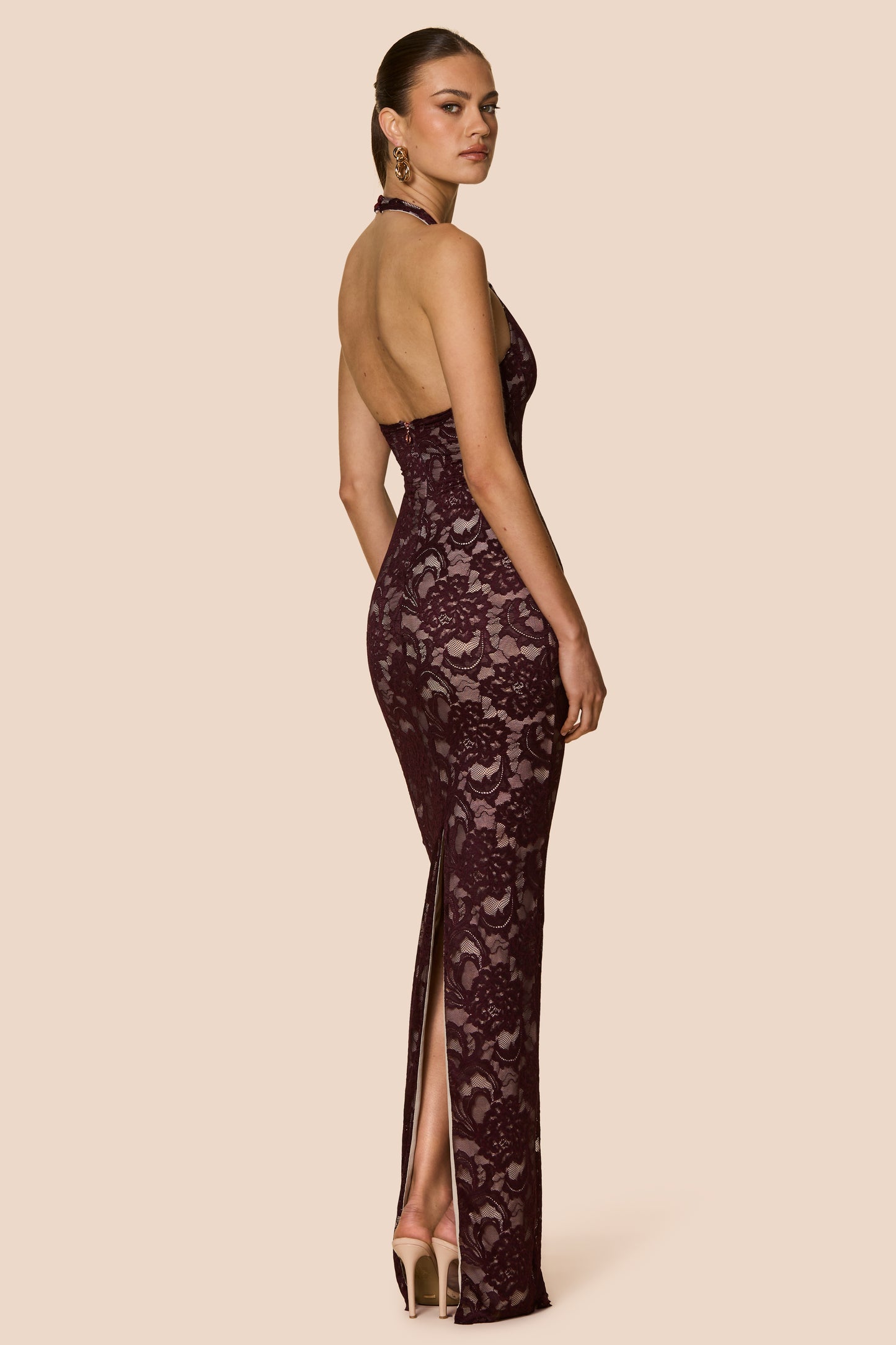 ALESSIA GOWN -WINE