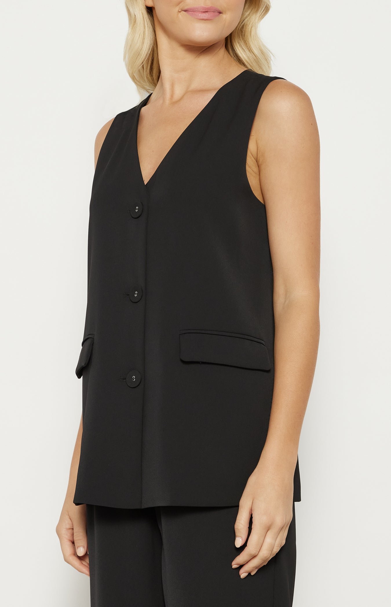 BALENII VEST & PANT SET -BLACK