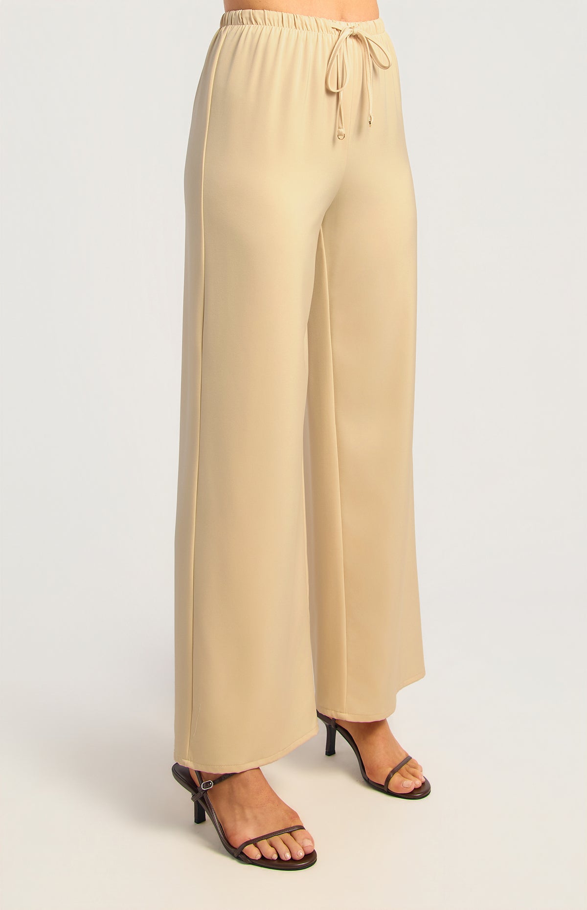 BREE SATIN PANT - CREAM