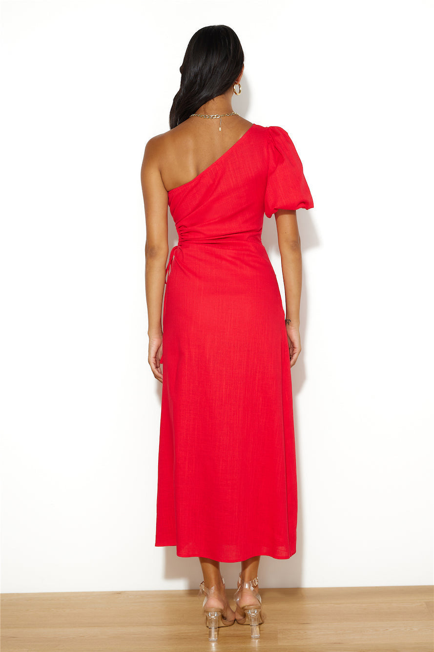 HARPER MAXI DRESS -RED