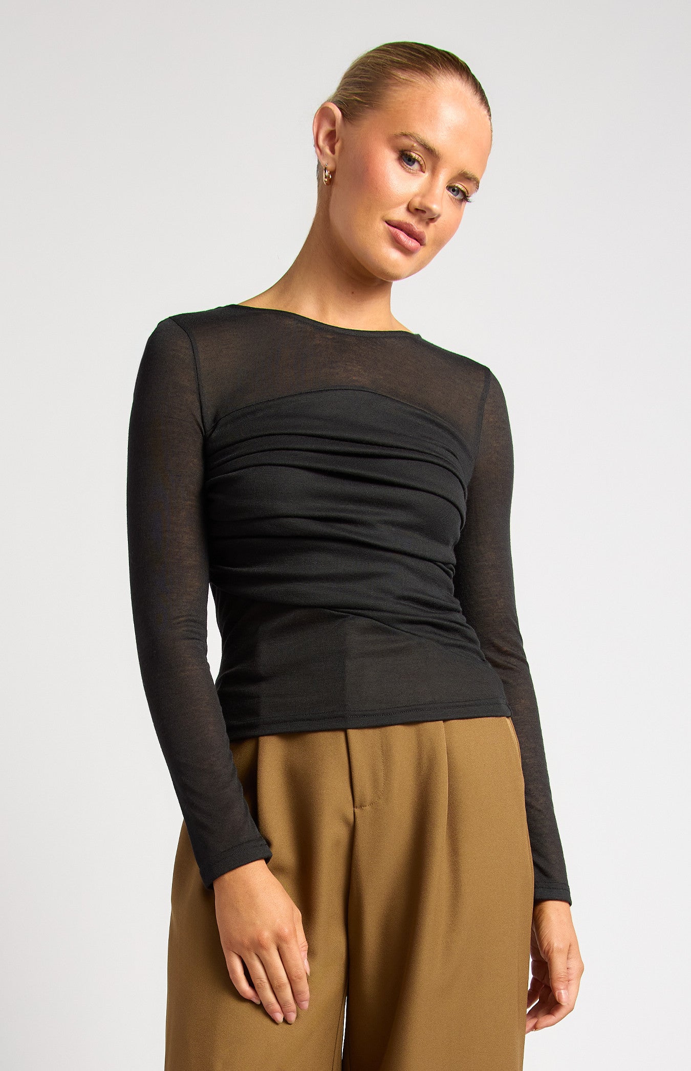 EMMA TOP -BLACK
