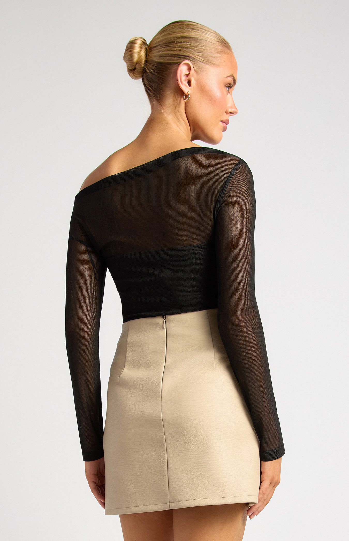 ELMIRA TOP - BLACK